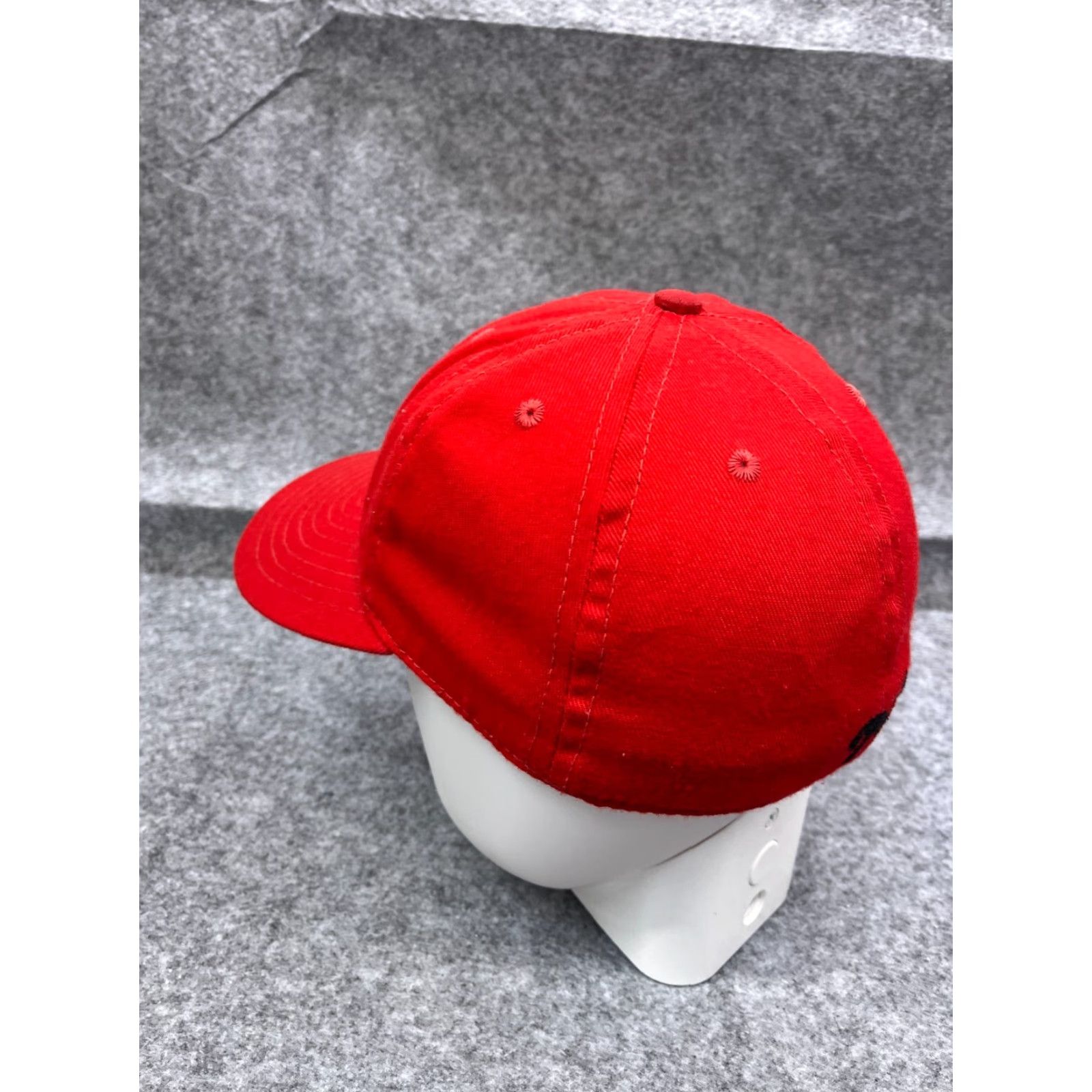 Logo 7 Calhead Hat Cap B Logo Team Hat Cap Fitted Adult Large Red 100% Cotton Twill Embroidered Horse Baseball Cap Mens Size ONE SIZE - 5 Thumbnail
