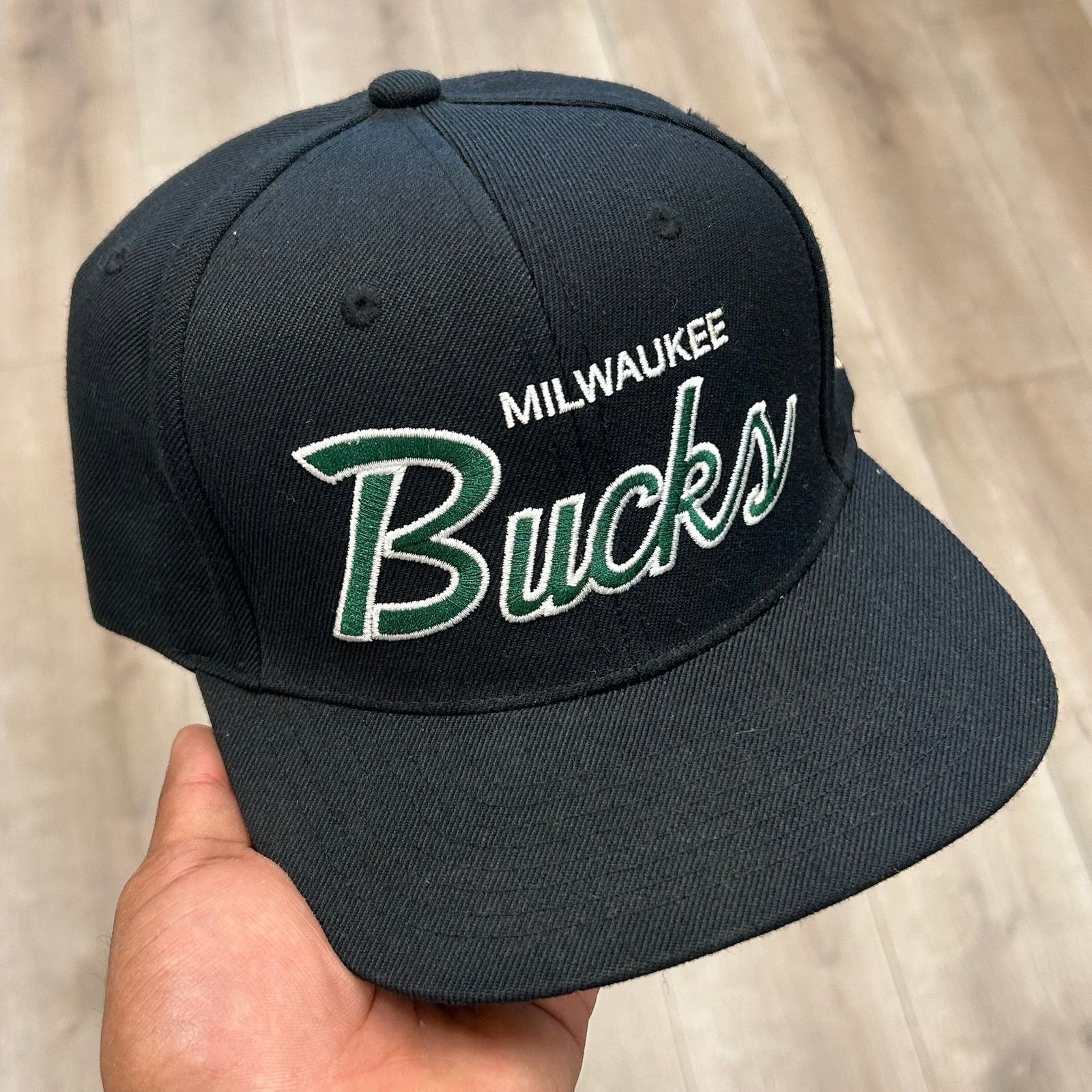 Mitchell & Ness Mitchell & Ness Milwaukee Bucks Hardwood Classics Script hat Size ONE SIZE - 1 Thumbnail