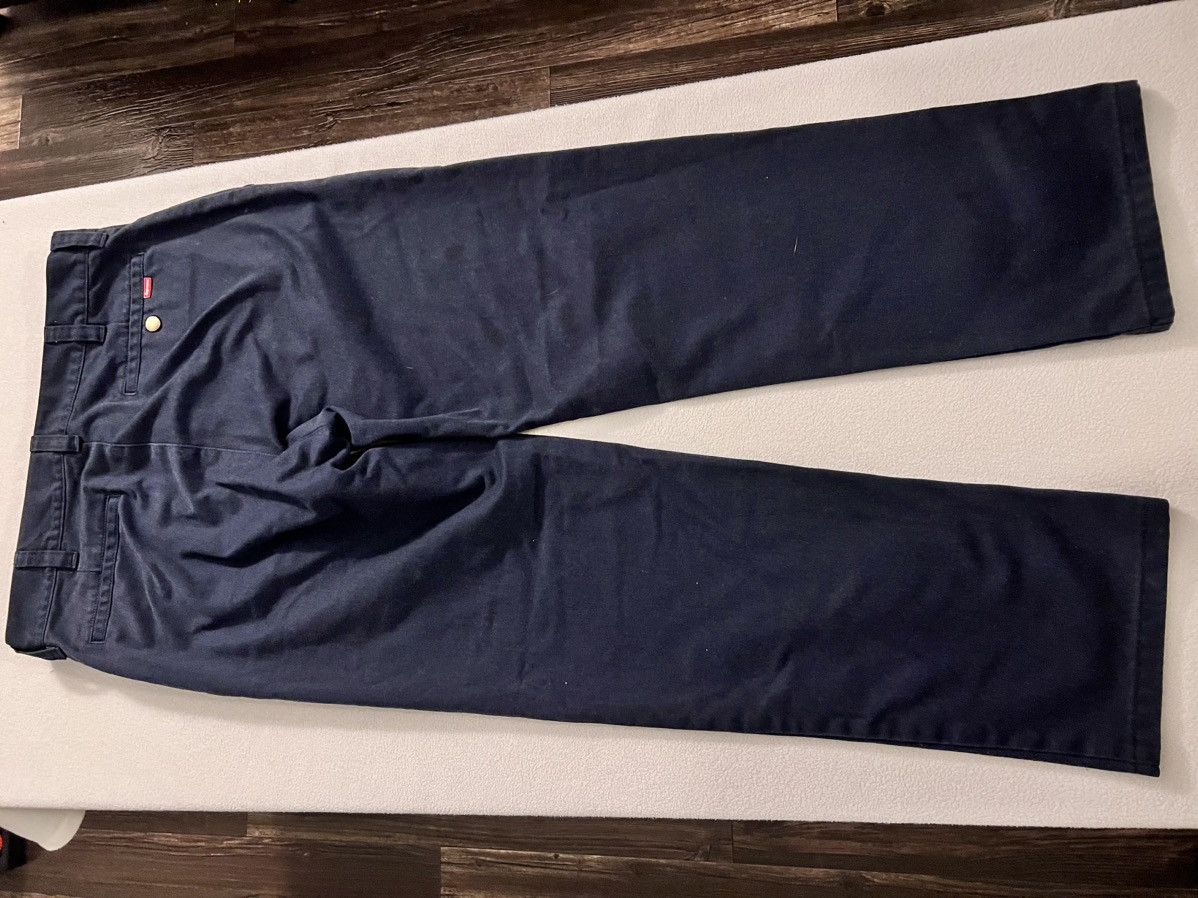 Supreme Supreme Navy Blue pants Size US 32 / EU 48 - 4 Thumbnail