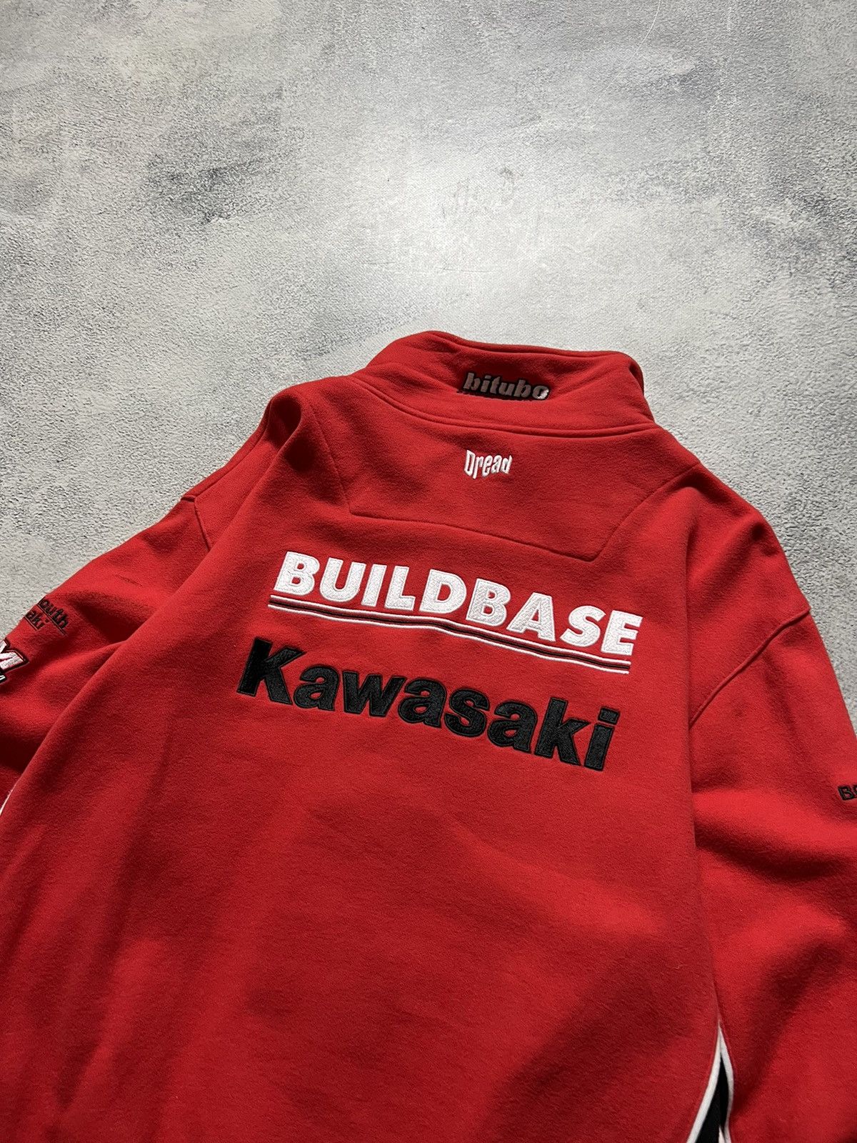 Vintage Vintage Y2k Kavasaki ❤️ Buldbase Racing Zip Sweatshirt 00’s Size US L / EU 52-54 / 3 - 14 Thumbnail
