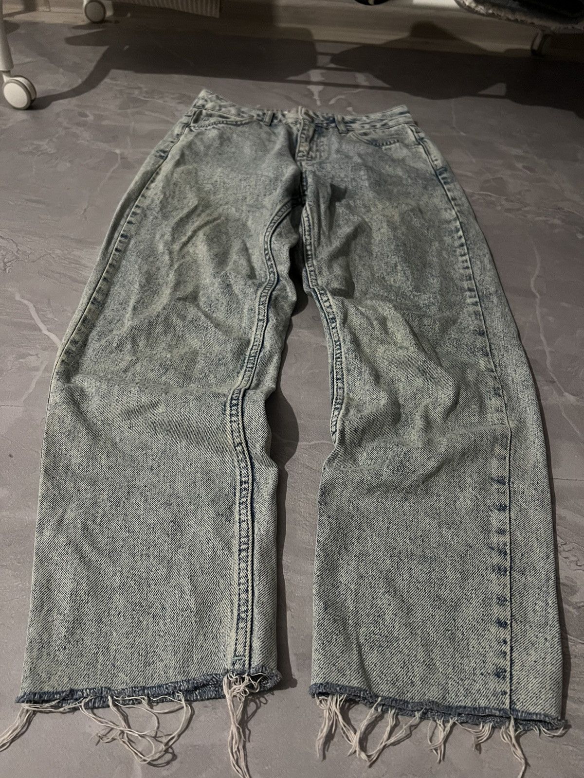 Vintage Underground Designer Damage Slim / Balenciaga Style 90 Size US 30 / EU 46 - 1 Thumbnail