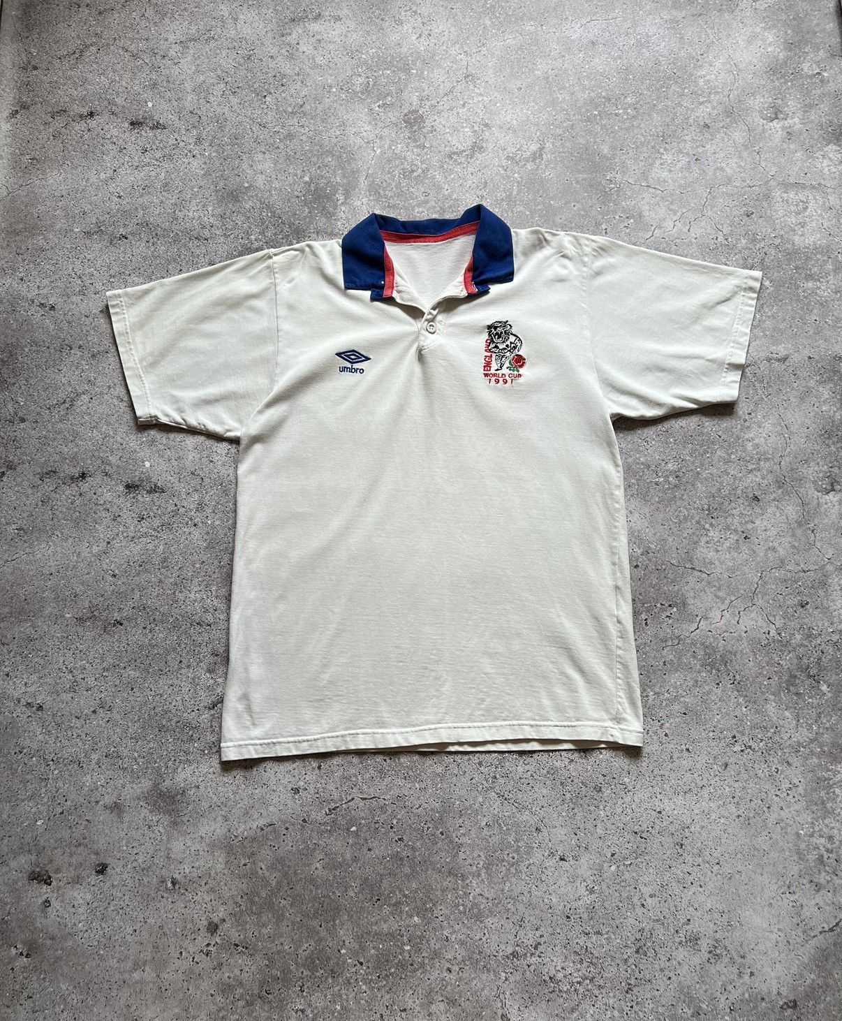 Umbro × Vintage Vintage Umbro England Rugby 1991 World Cup T-shirt Size US M / EU 48-50 / 2 - 1 Thumbnail
