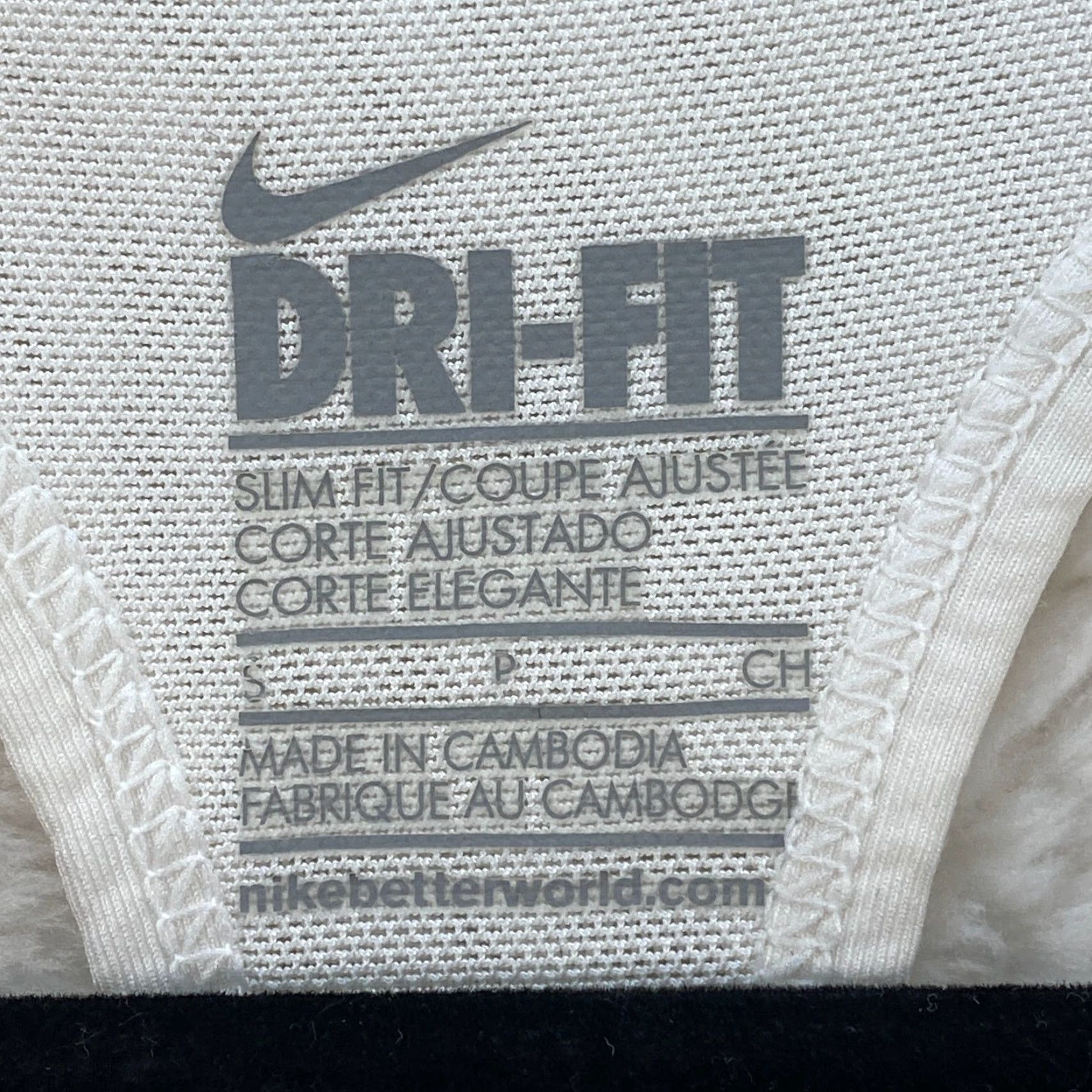 Nike Nike Dri-Fit Womens White Small Tank Top Athletic Slim Fit Racerback Shirt Size S / US 4 / IT 40 - 6 Thumbnail