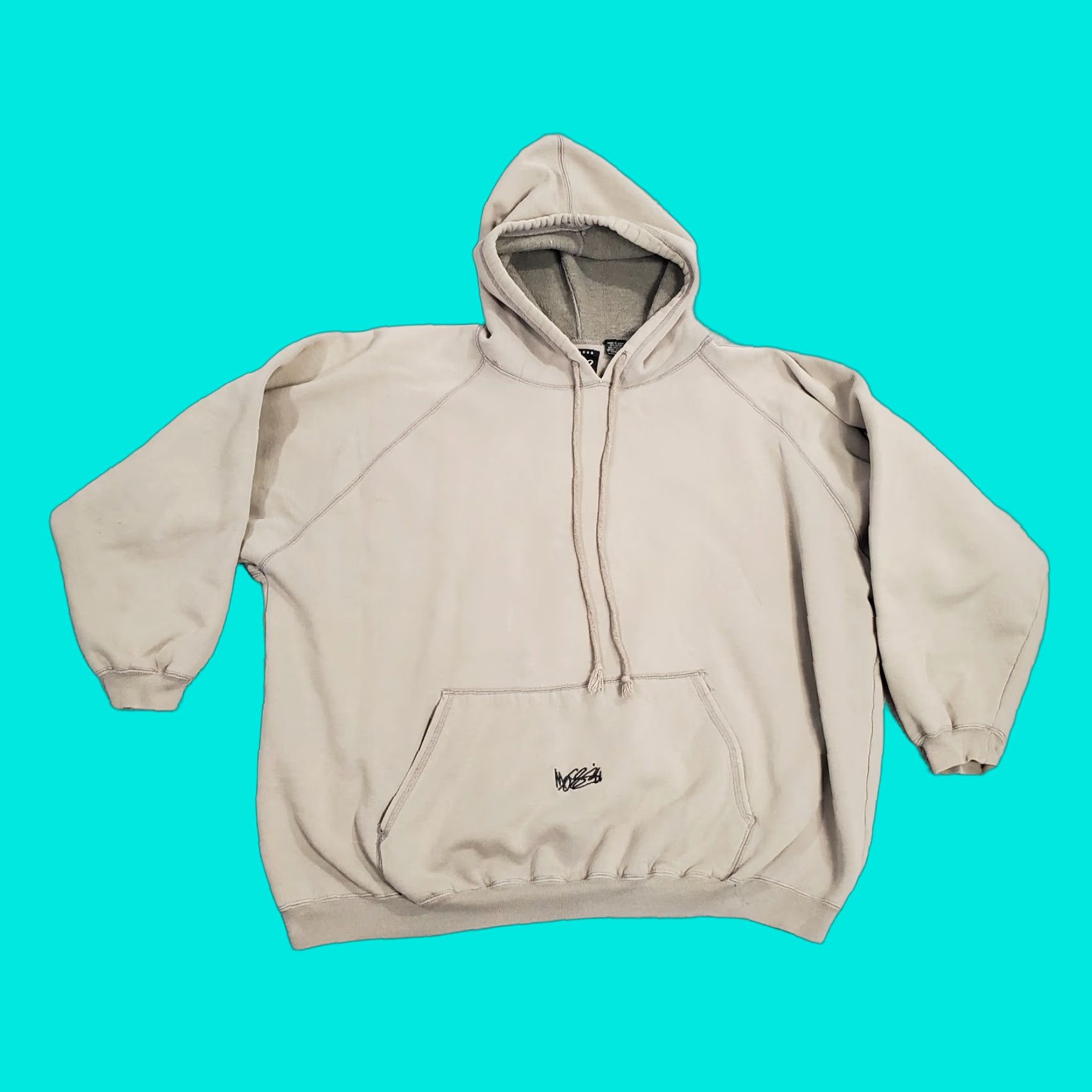 Mossimo VINTAGE Mossimo Hoodie Mens Large Brown Sweatshirt 90s Y2K Grunge Loose Baggy Mantle? Size US L / EU 52-54 / 3 - 1 Thumbnail