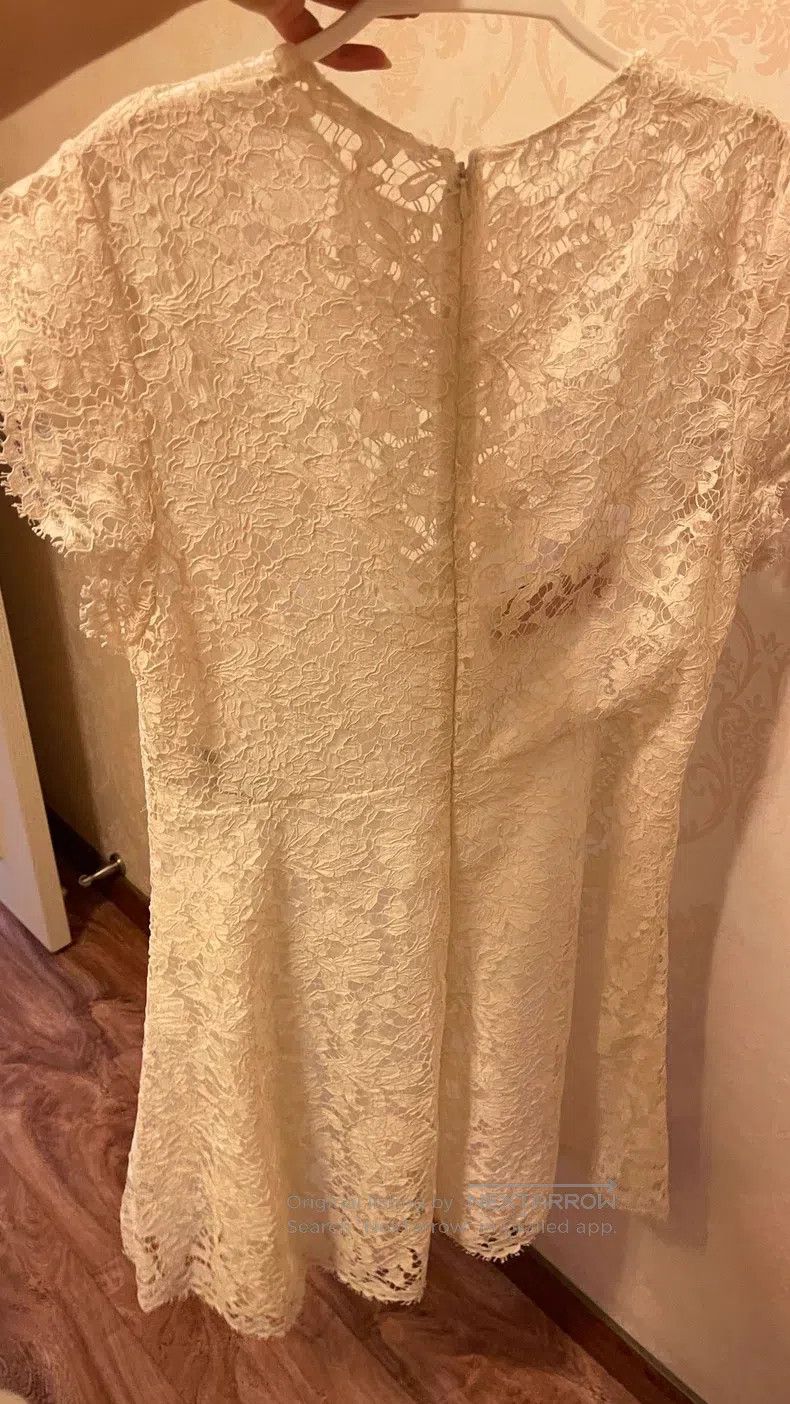 Valentino Valentino Textured lace dress Size L / US 10 / IT 46 - 3 Thumbnail