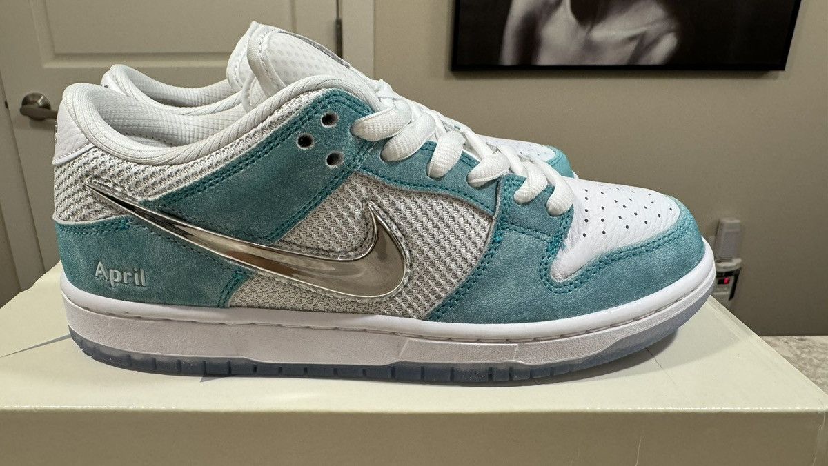 Nike × Nike SB April Skateboards Dunk SB Size US 7 / EU 40 - 2 Thumbnail
