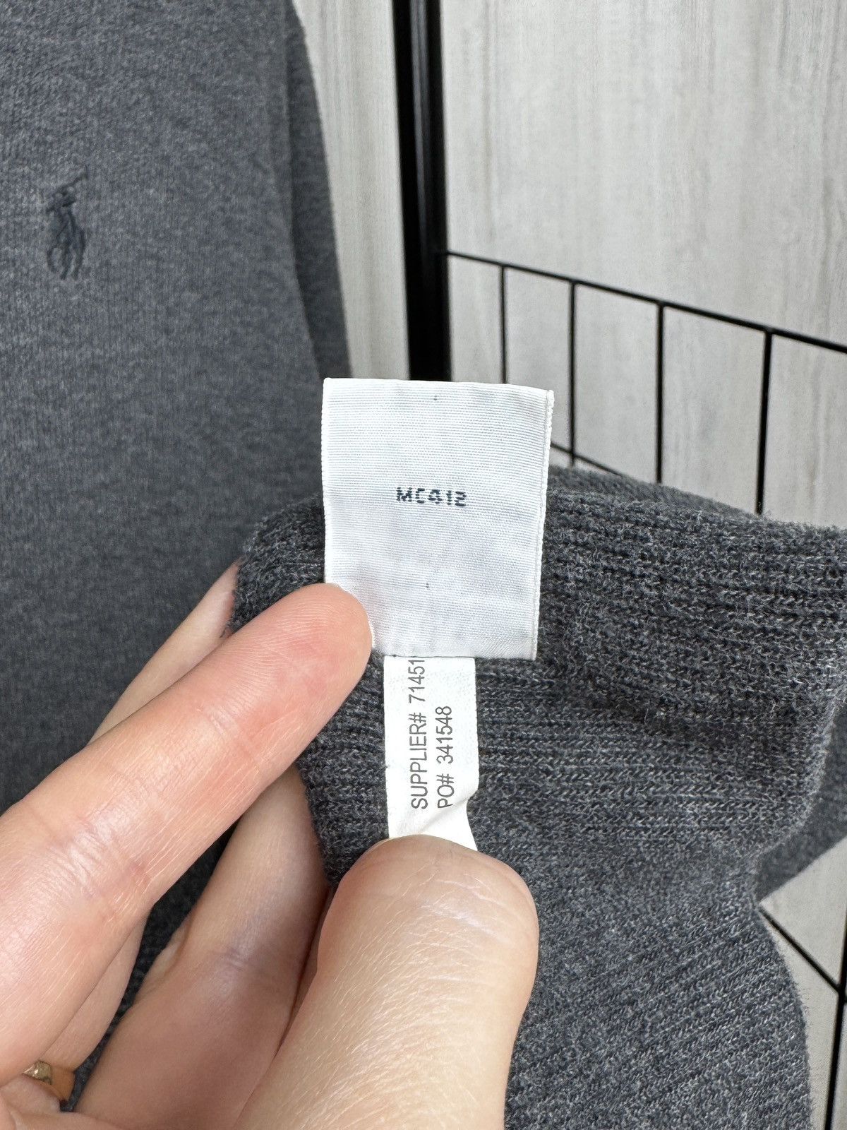 Polo Ralph Lauren Polo Ralph Lauren Luxury Cotton Shawl-Neck Pullover Sweater Size US L / EU 52-54 / 3 - 11 Thumbnail