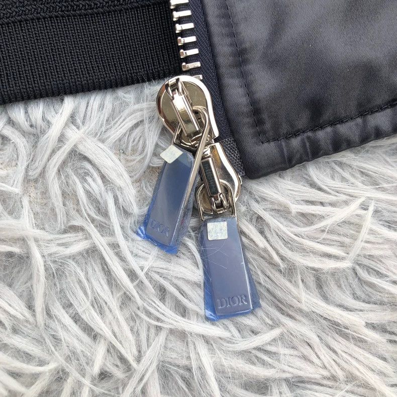 Dior Dior Letter embroidery logo on the back bomber jacket 2501- Size US L / EU 52-54 / 3 - 4 Thumbnail