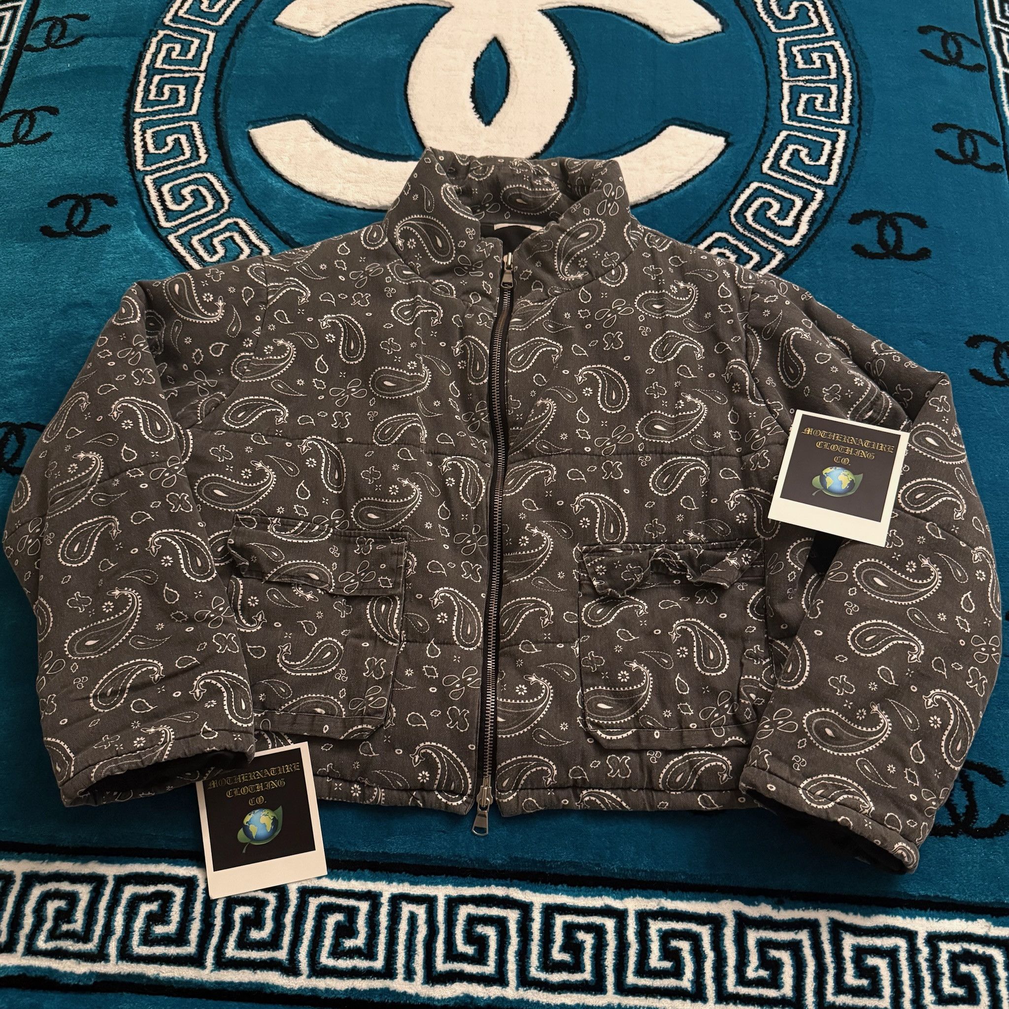 MNML PAISLEY ALL-OVER LOGOS L/S JACKET Size US M / EU 48-50 / 2 - 1 Thumbnail