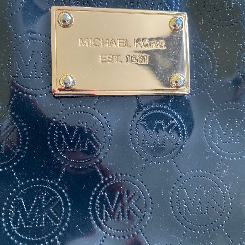Michael Kors Michael Kors mini crossbody bag w/zipper closure black & gol Size ONE SIZE - 3 Thumbnail