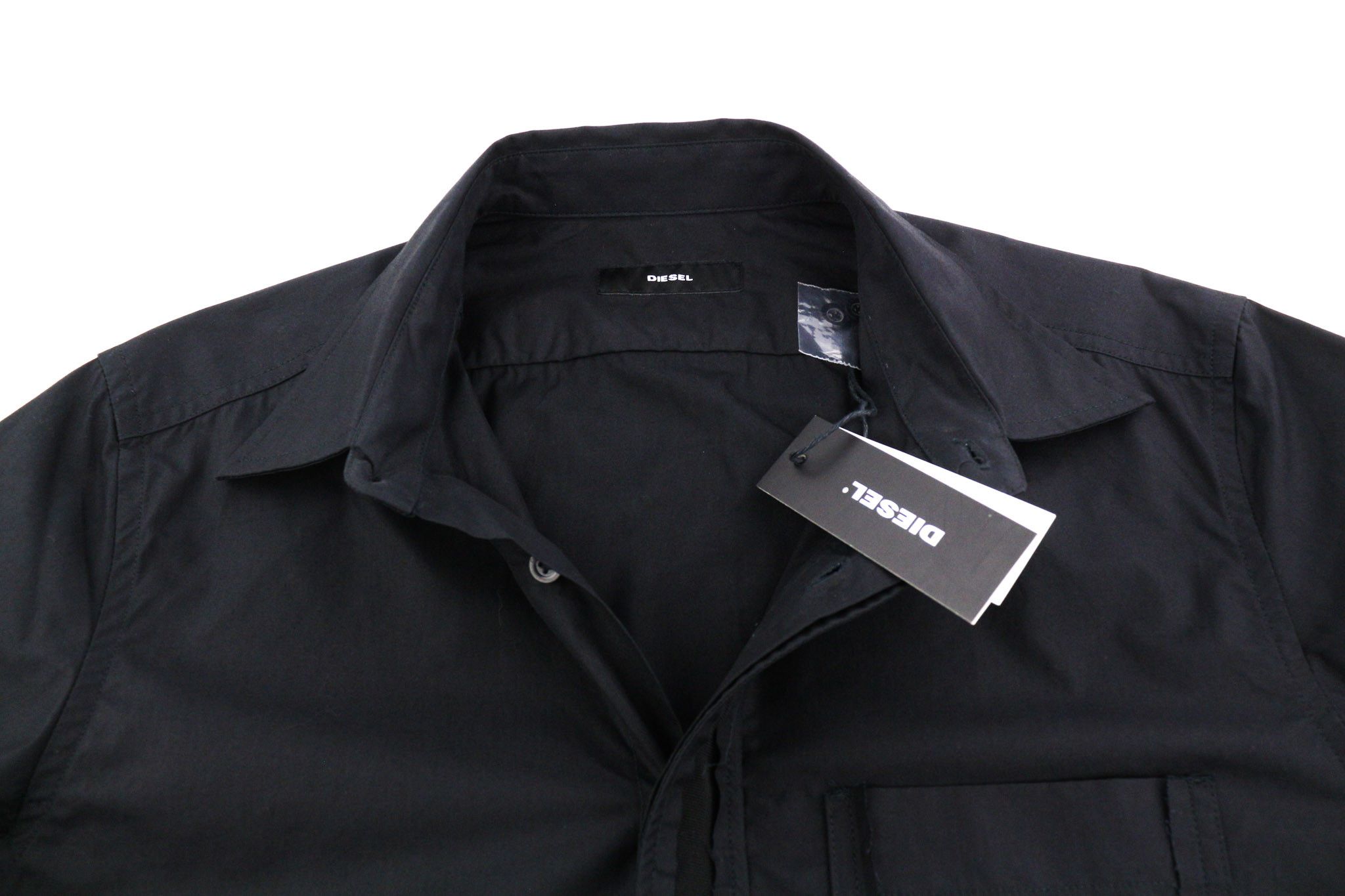 Diesel S-OLSEN L Black Hidden Button Pocket 40525 Size US L / EU 52-54 / 3 - 4 Thumbnail