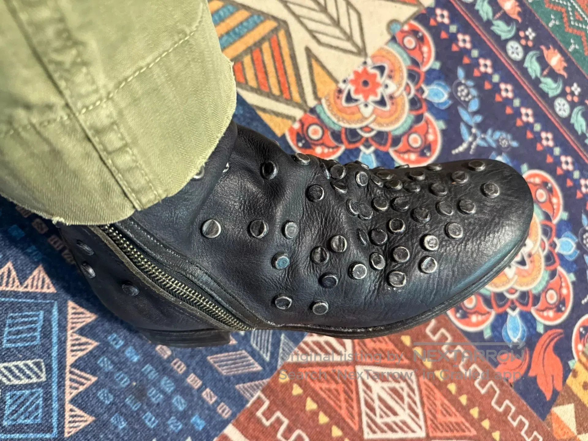 Maison MIHARA YASUHIRO Mihara Yasuhiro Studded Boots for Sale. Size US 7 / EU 40 - 6 Thumbnail
