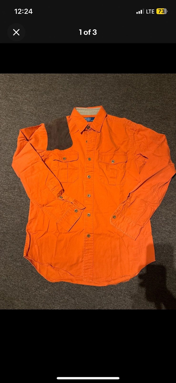 Polo Ralph Lauren Ralph Lauren Polo shooting shirt blaze orange sz m Size US M / EU 48-50 / 2 - 1 Thumbnail