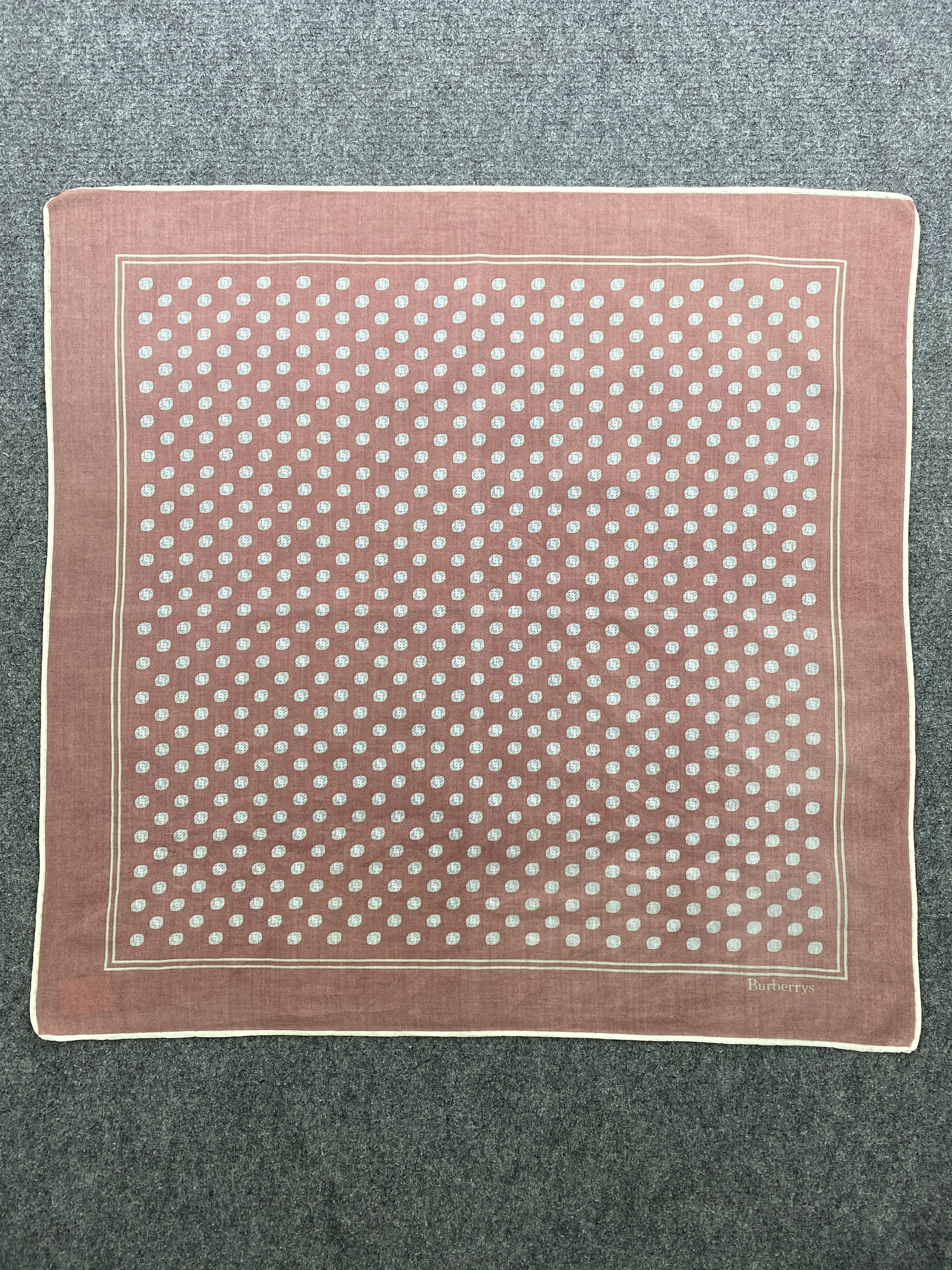 Burberry Burberry Polkadot Handkerchief Bandana / Neckerchief HKC0721 Size ONE SIZE - 4 Thumbnail