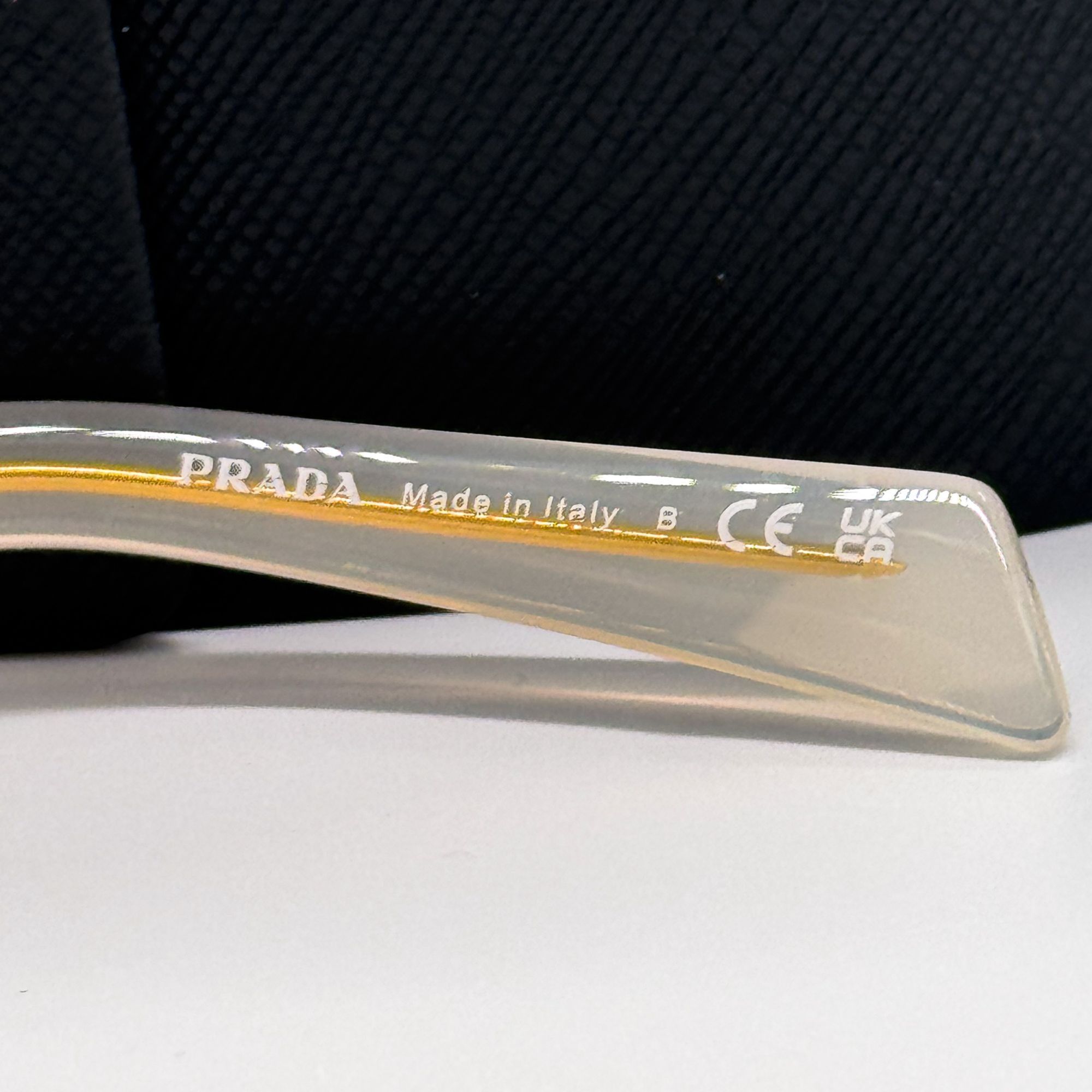 Prada NEW PRADA SUNGLASSES, PRADA SPR 26Z 12V4I2 WOMEN OPAL MILK/B Size ONE SIZE - 9 Thumbnail