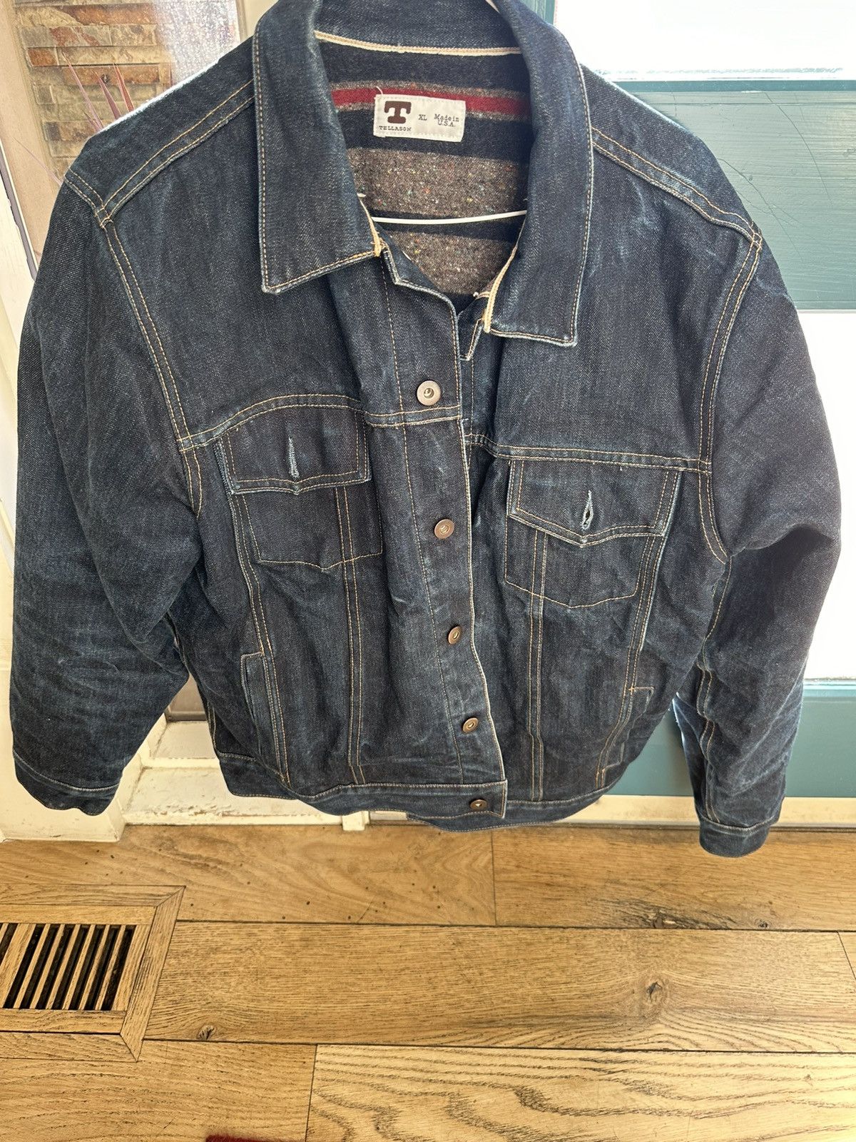 Tellason Tellason Blanket lined Denim jacket | Grailed