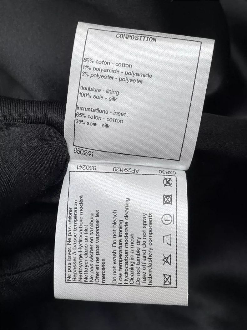 Chanel Chanel 22 Spring and Summer Black and White Lapel Suit Jack Size XS / US 0-2 / IT 36-38 - 8 Thumbnail