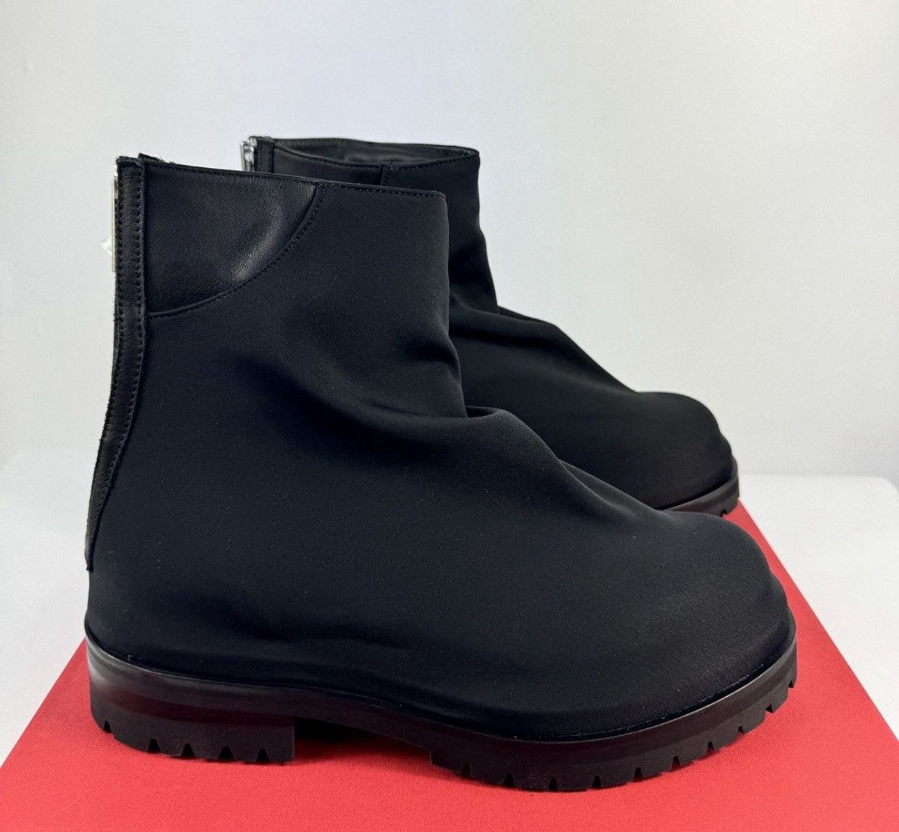 MARATHON LYCRA AND LEATHER BOOTS