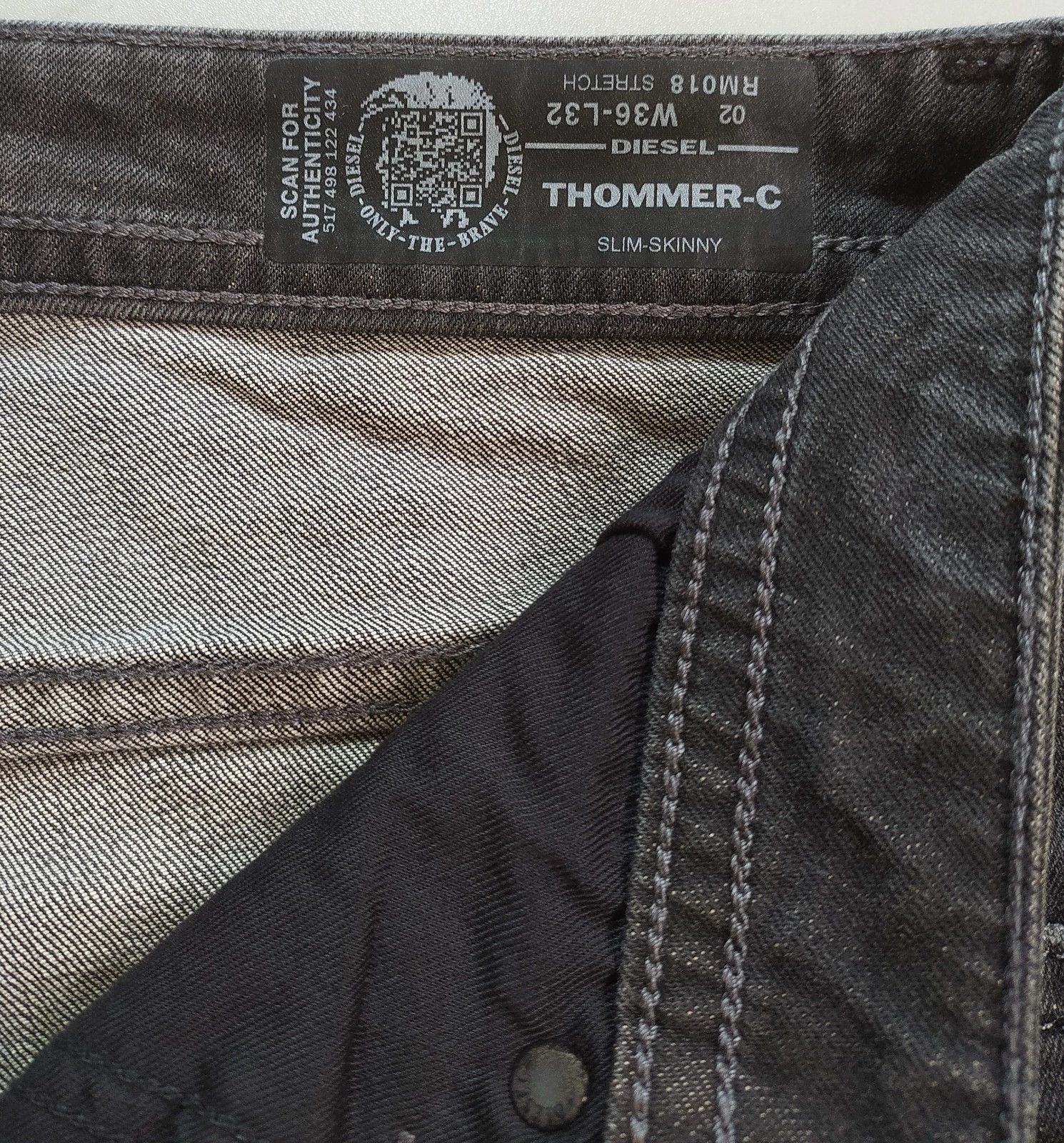 Diesel Diesel THOMMER-C L.32 MENS JEANS T/9799 Size US 36 / EU 52 - 7 Thumbnail
