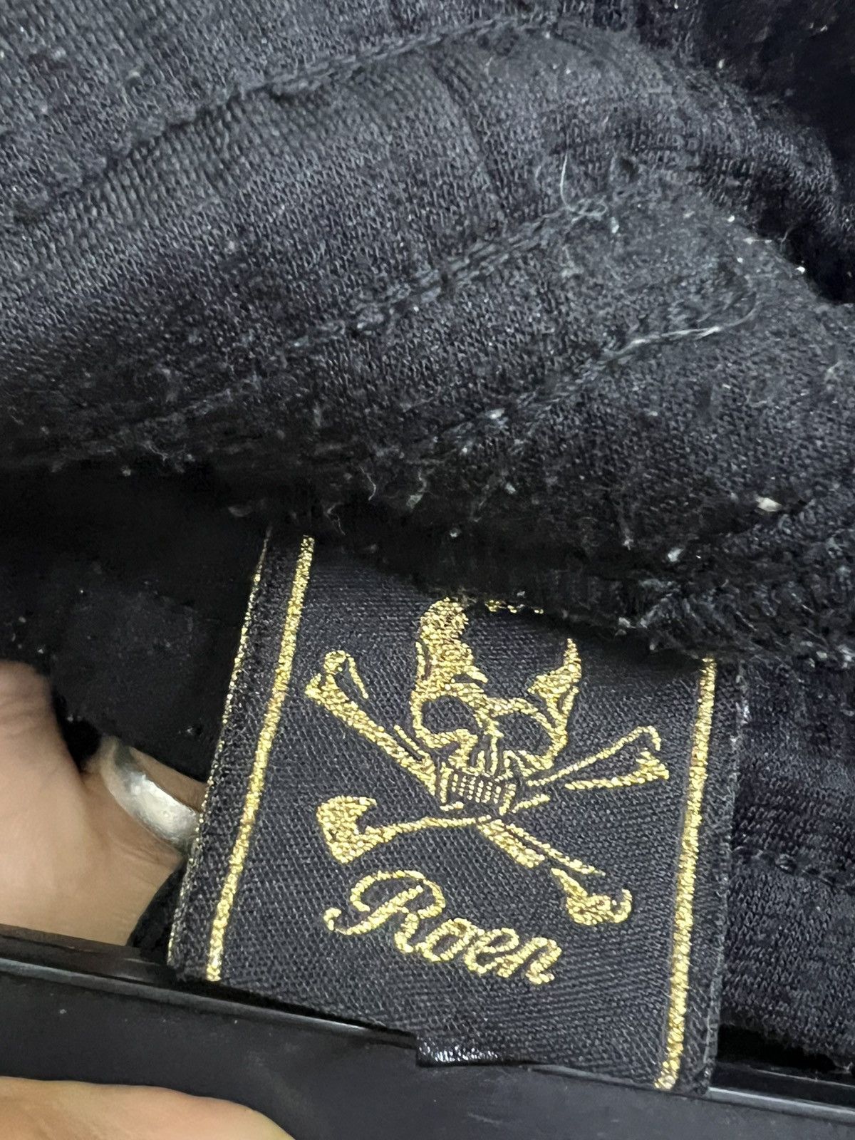 Roen Roen sweatpants big logo mastermind black m size Size US 32 / EU 48 - 4 Thumbnail