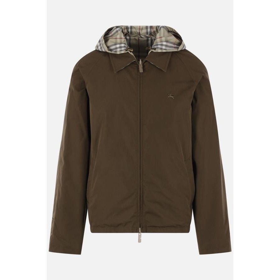 Burberry BURBERRY Hodson Check Green Reversible Jacket New & Authenti Size US L / EU 52-54 / 3 - 1 Thumbnail
