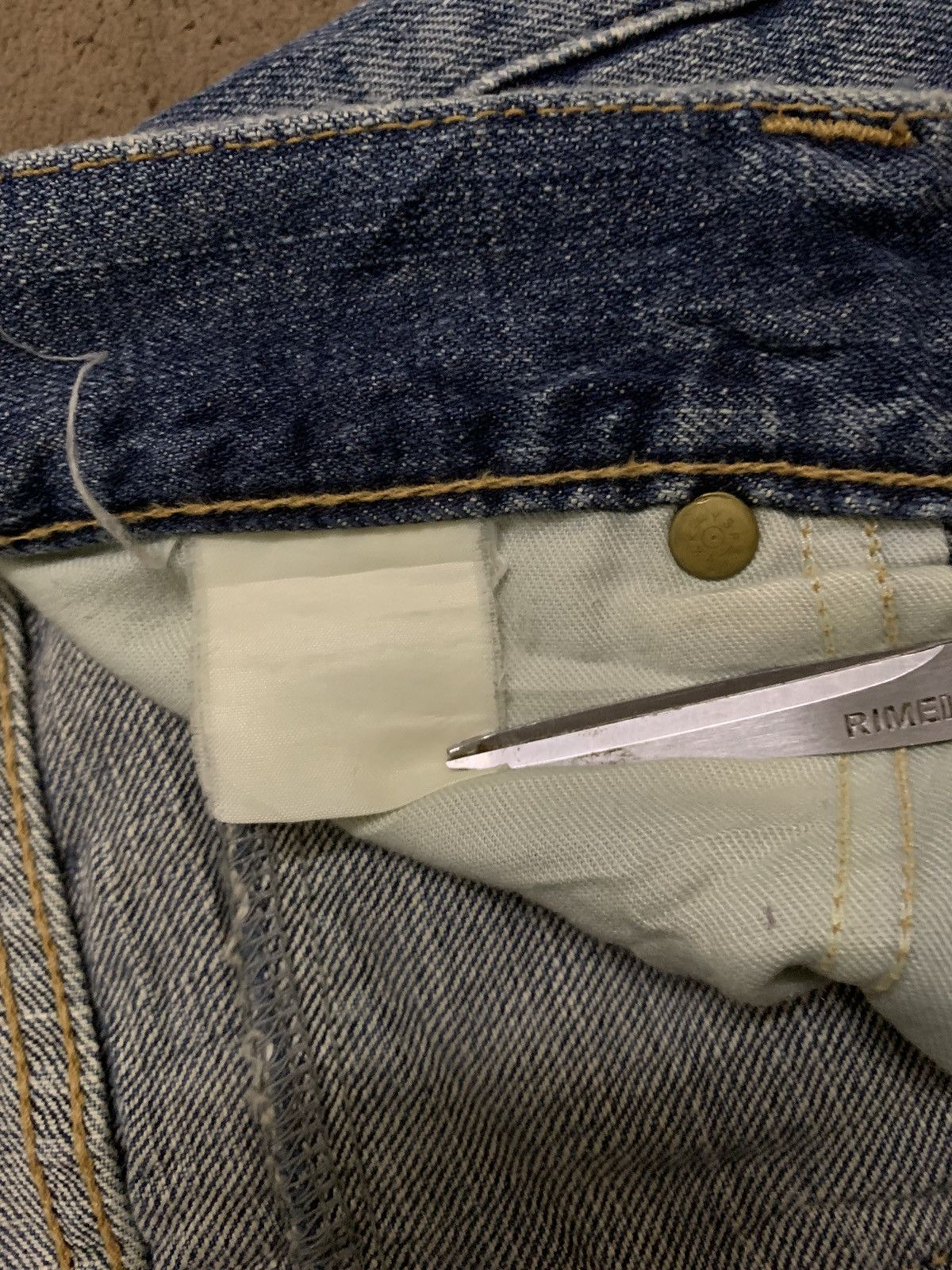14th Addiction Vintage Japanese Brand Baggy Distressed Punk Style Jeans Size US 30 / EU 46 - 20 Thumbnail