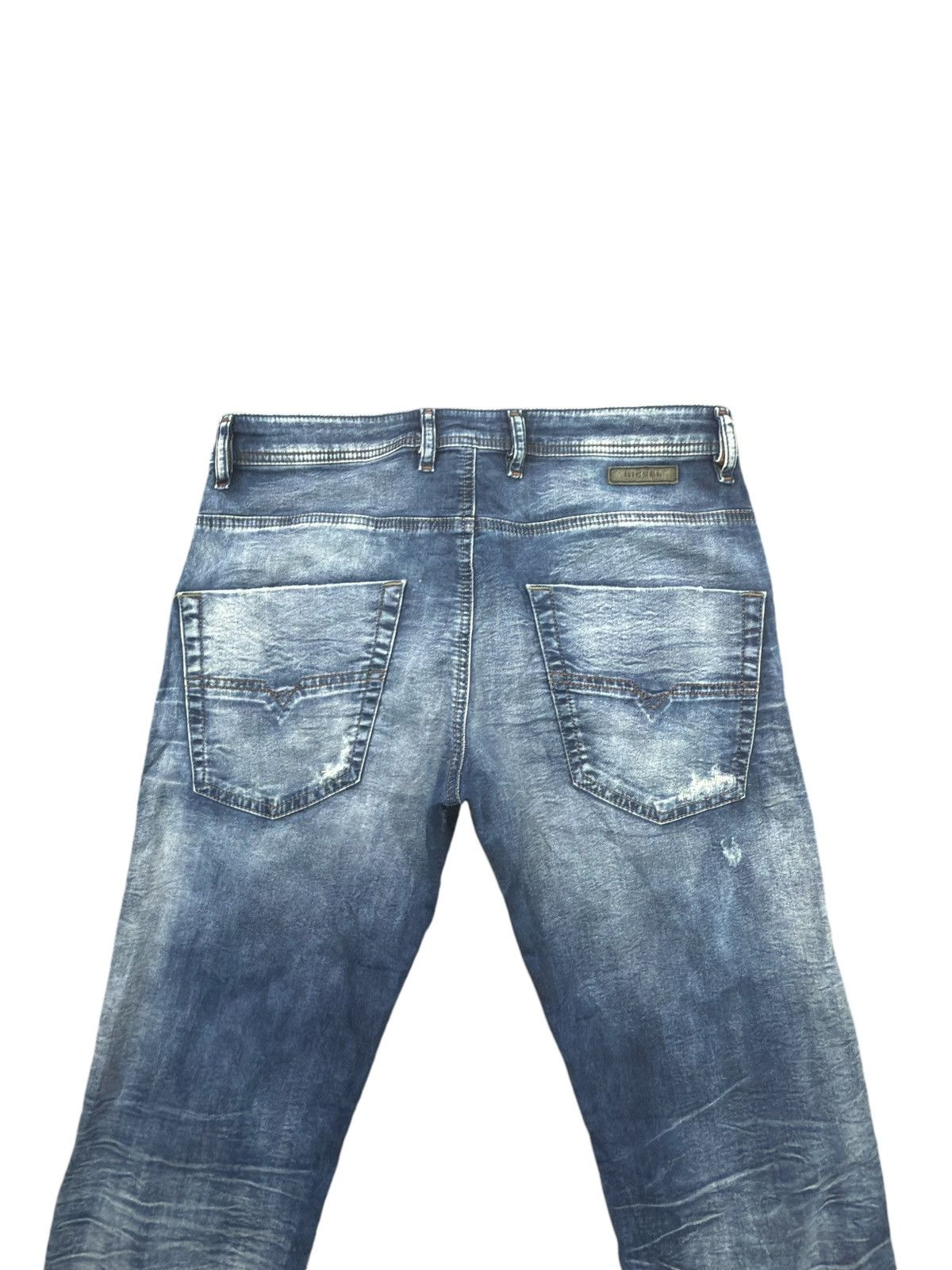 Diesel DIESEL KROOLEY DENIM SWEAT PANT Size US 32 / EU 48 - 6 Thumbnail