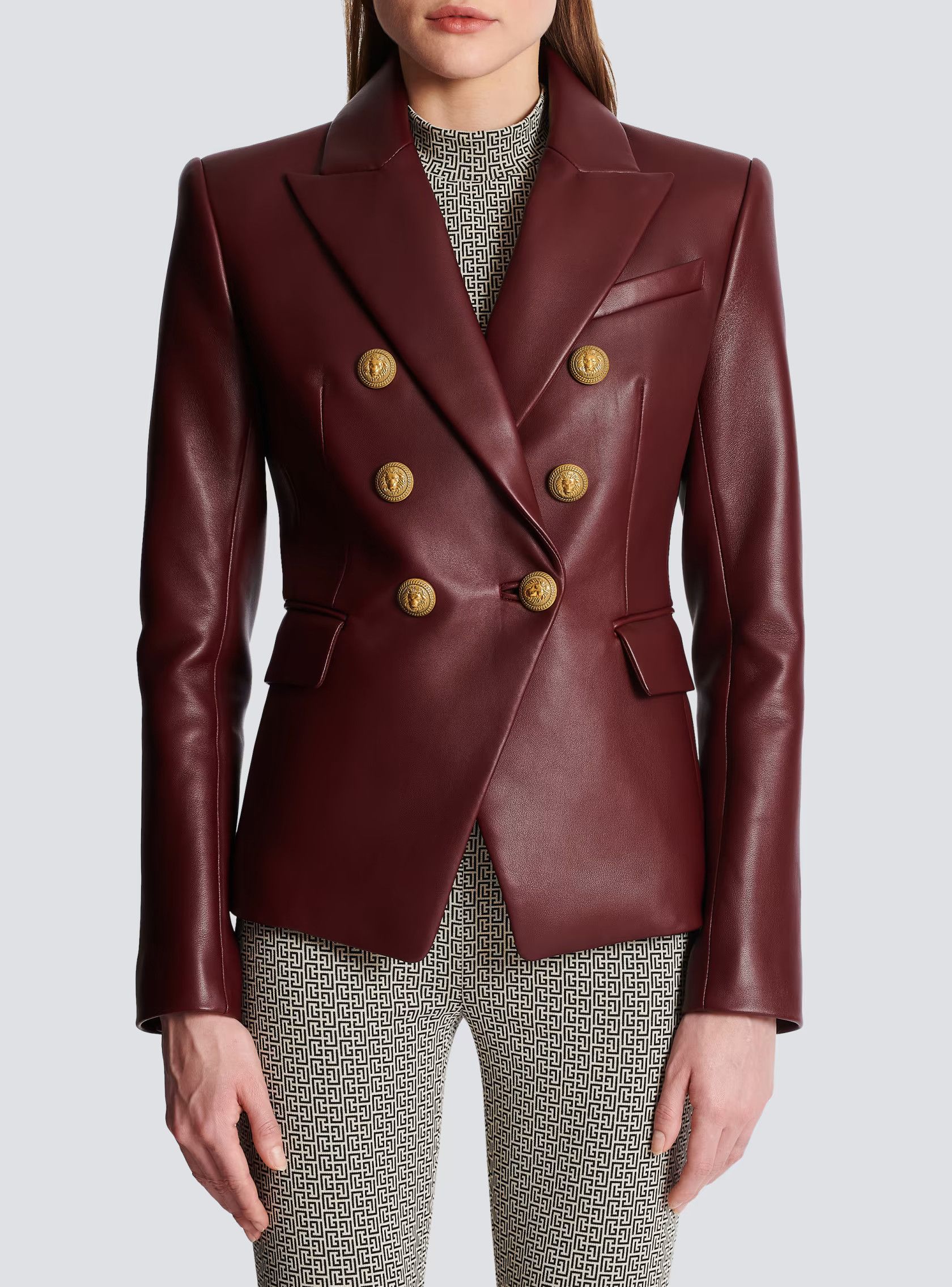 Balmain o1w1db10624 Jacket in Brown Size M / US 6-8 / IT 42-44 - 1 Thumbnail