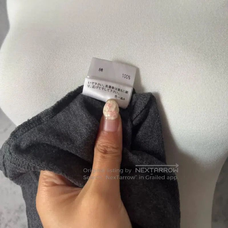 Burberry Burberry Long Sleeve Cotton T-Shirt in Dark Gray. Size M / US 6-8 / IT 42-44 - 8 Thumbnail
