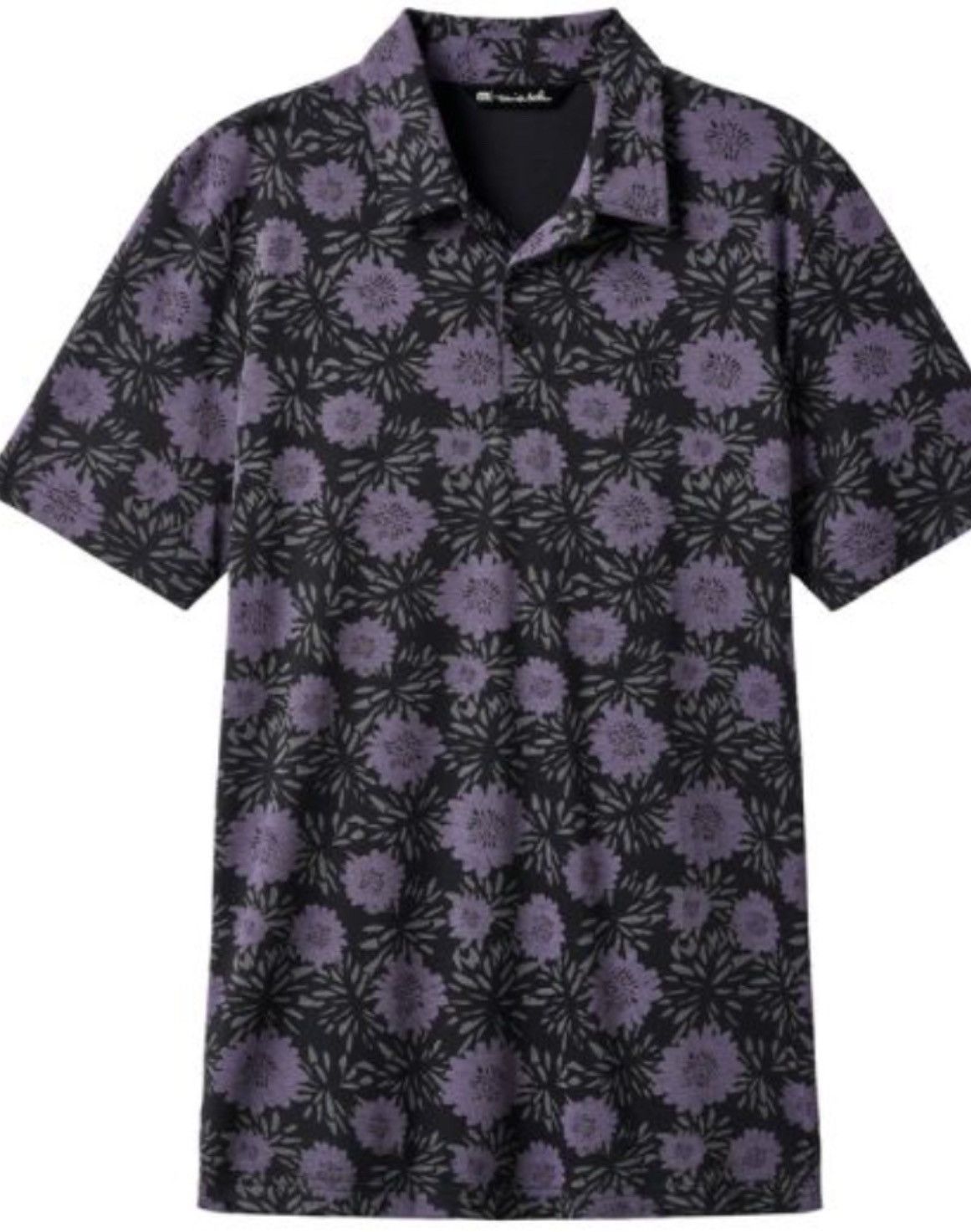 TravisMathew Travis Mathew Not Happening Polo Shirt Mens Purple Floral Size US S / EU 44-46 / 1 - 1 Thumbnail