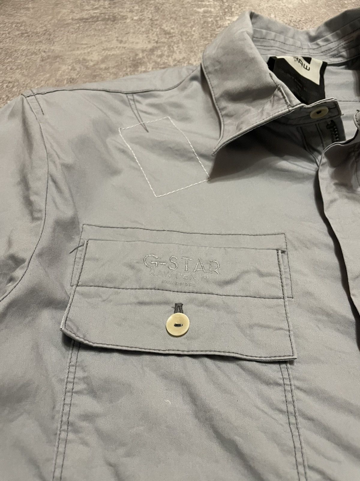 G-Star × Vintage Vintage G Star Raw FLIGHT DECK SHIRT US Owershirt Jacket Size US M / EU 48-50 / 2 - 6 Thumbnail