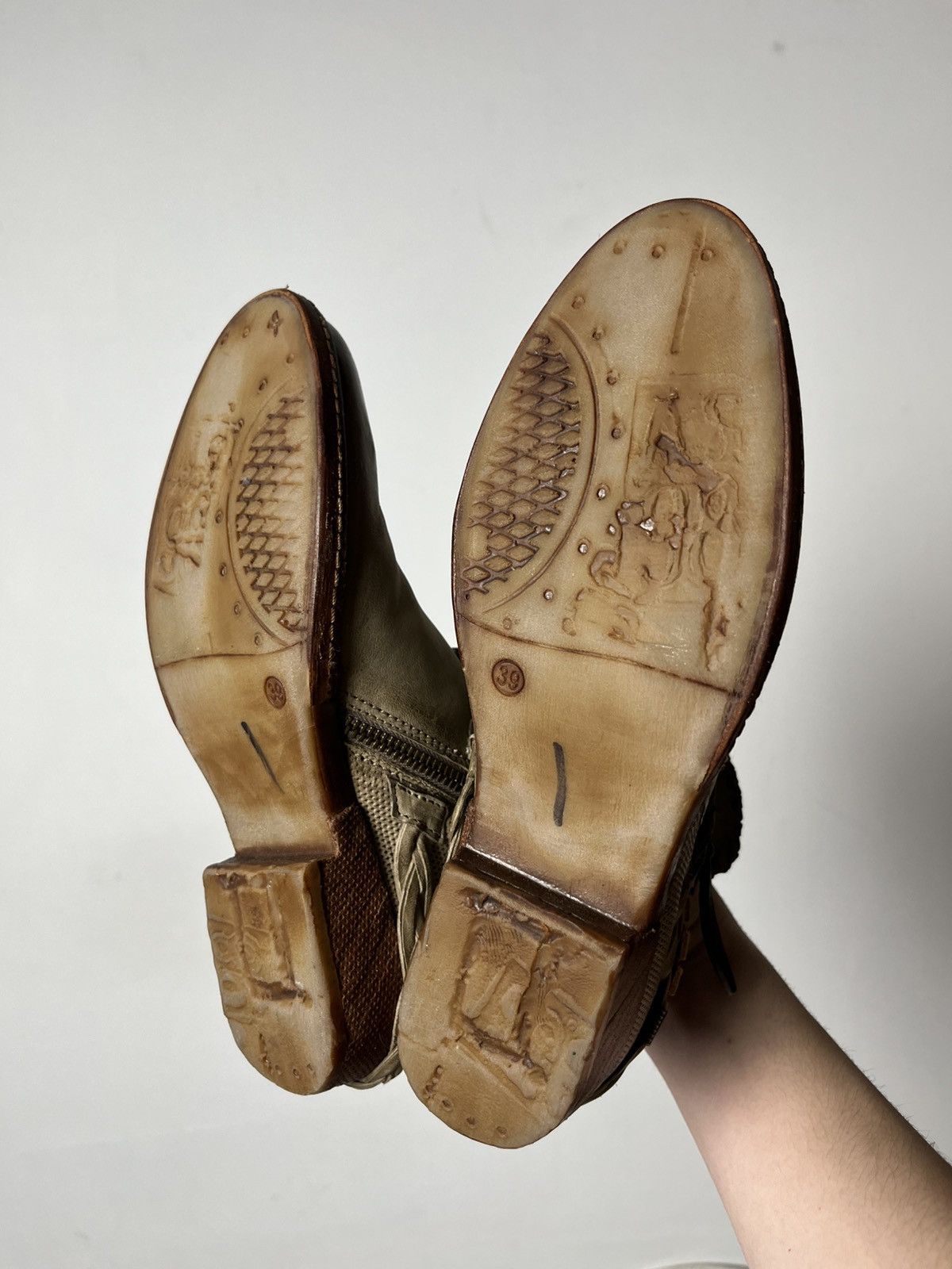 A.S.98 🔥A.S.98 Airsteps Ankle Straps Leather Vintage Western Boots Size US 9 / IT 39 - 9 Thumbnail