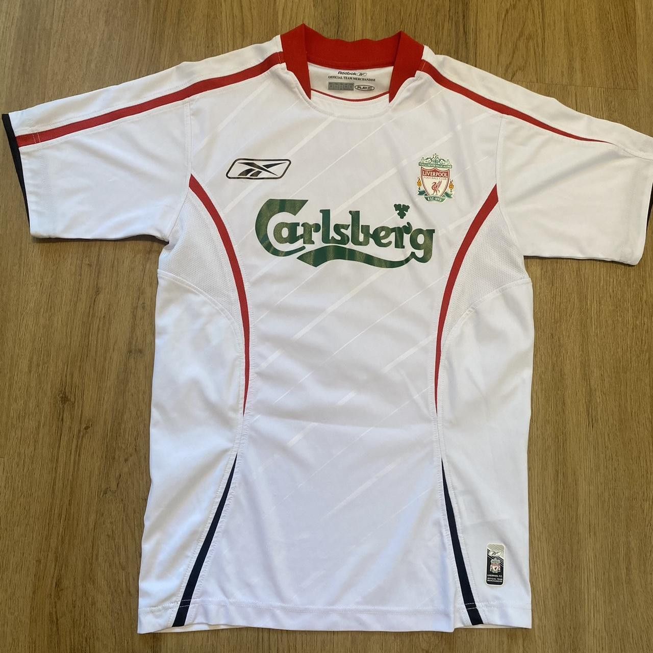 Adidas 2005-06 Crouch Liverpool Adidas Away Premier Size US S / EU 44-46 / 1 - 2 Thumbnail