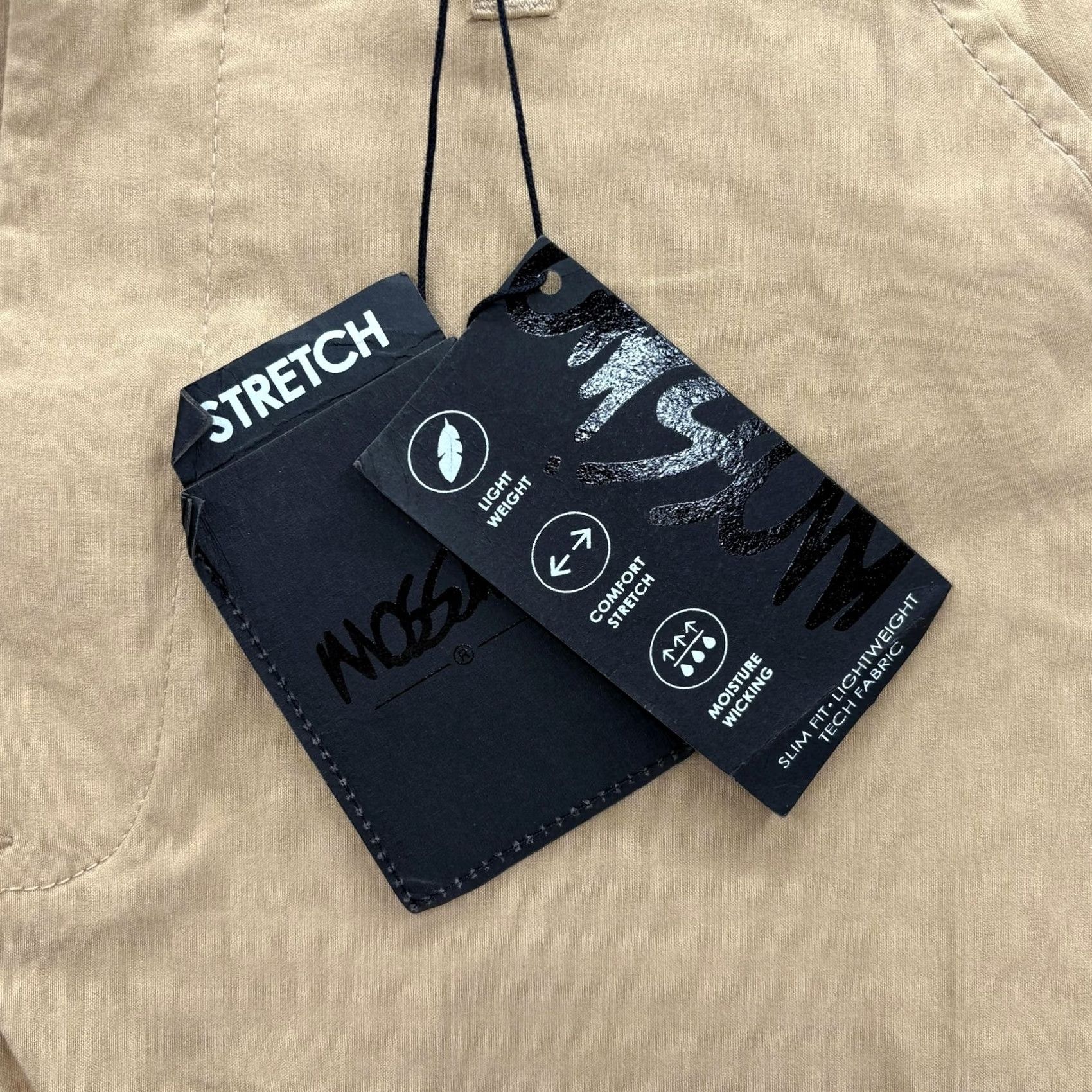 Mossimo Mossimo Jogger Pants Mens 36 Beige Slim Fit Inseam 29 Moisture Wicking NWT Tech Size US 36 / EU 52 - 3 Thumbnail