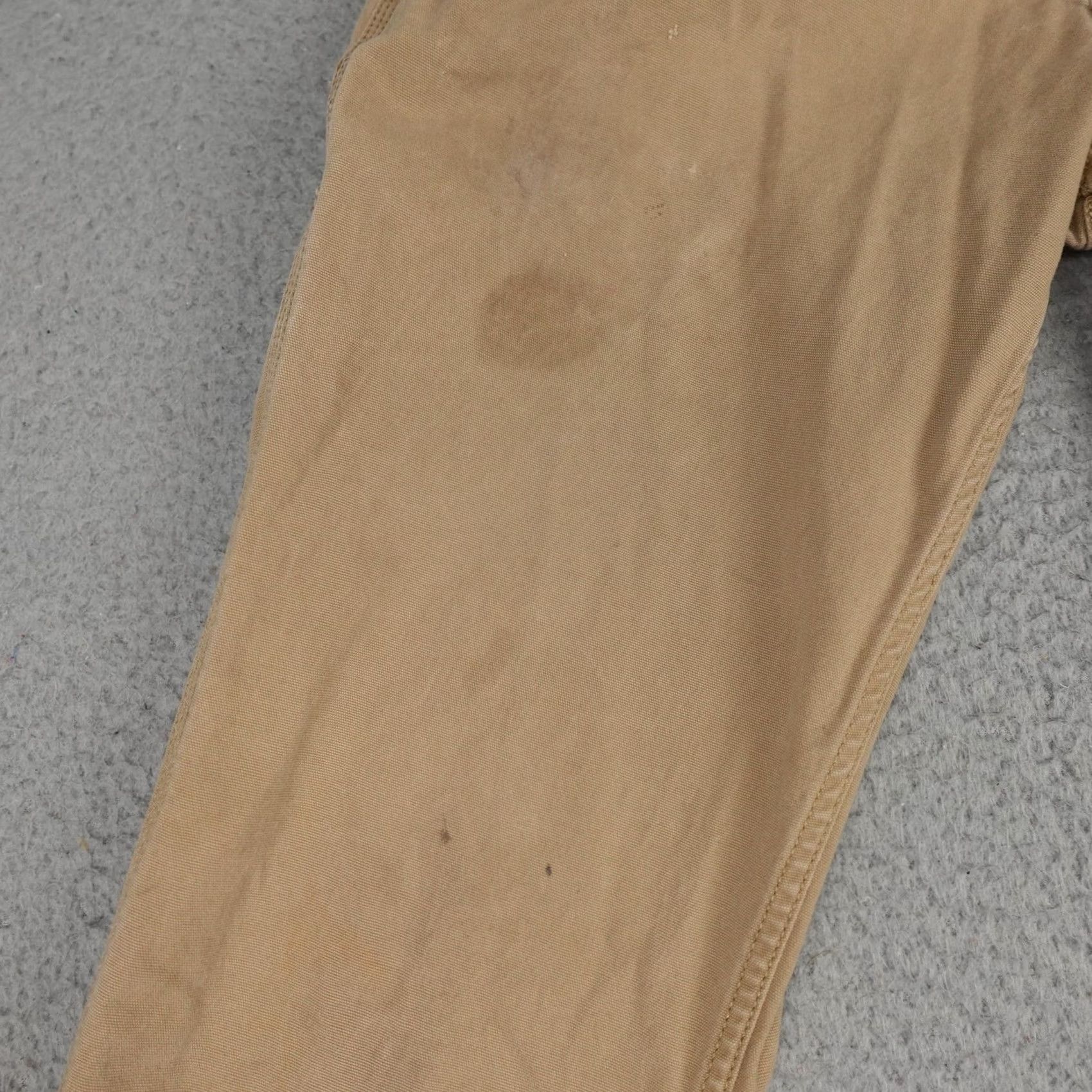 Carhartt Carhartt Carpenter Pants Mens 32x34 Brown Relaxed Fit Workwear Logo Straight 5-Pocket Canvas Pants Size US 32 / EU 48 - 7 Thumbnail
