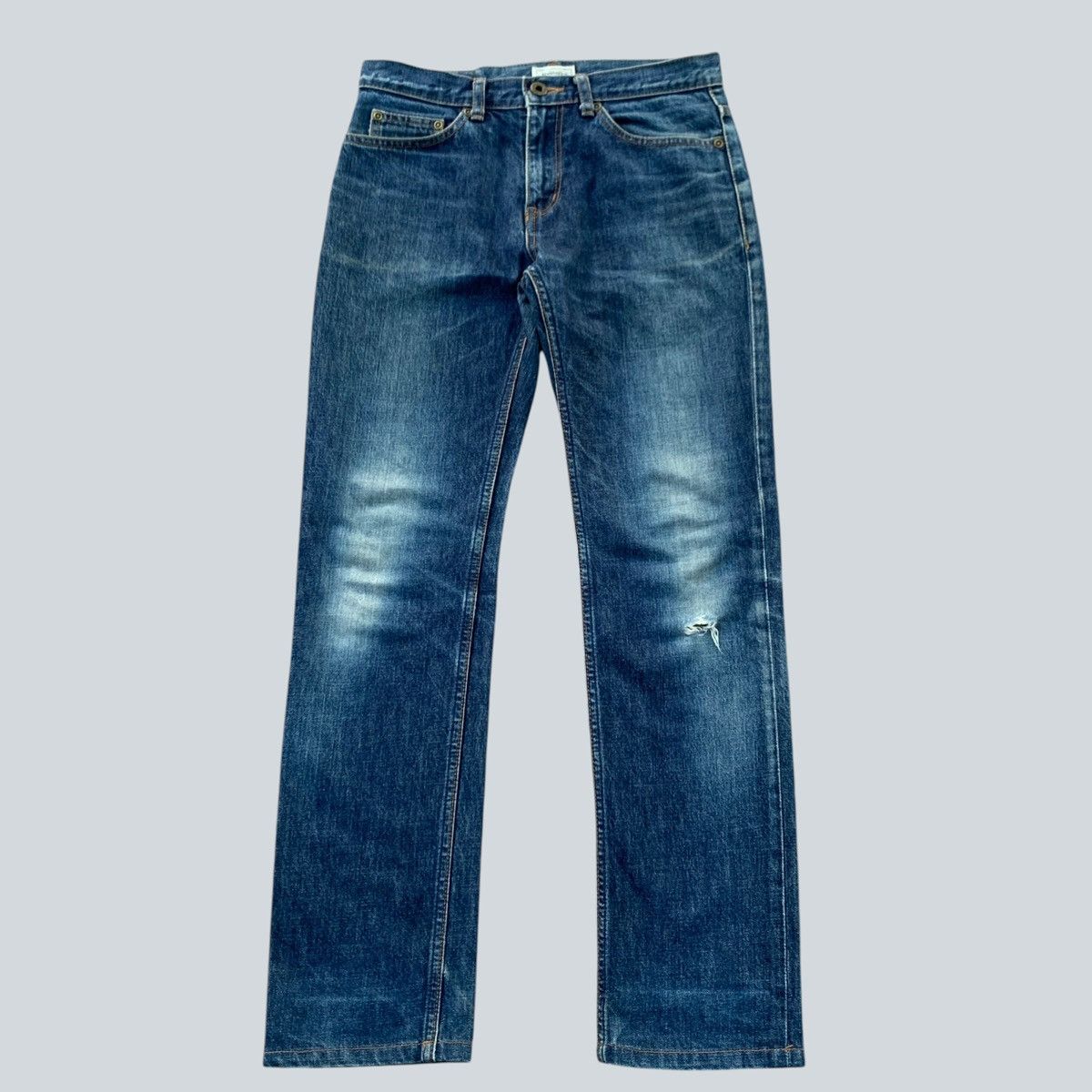 Hysteric Glamour Vintage 1990s Hysteric Glamour "Raiders" Blue Denim Jeans Size 29" - 1 Thumbnail