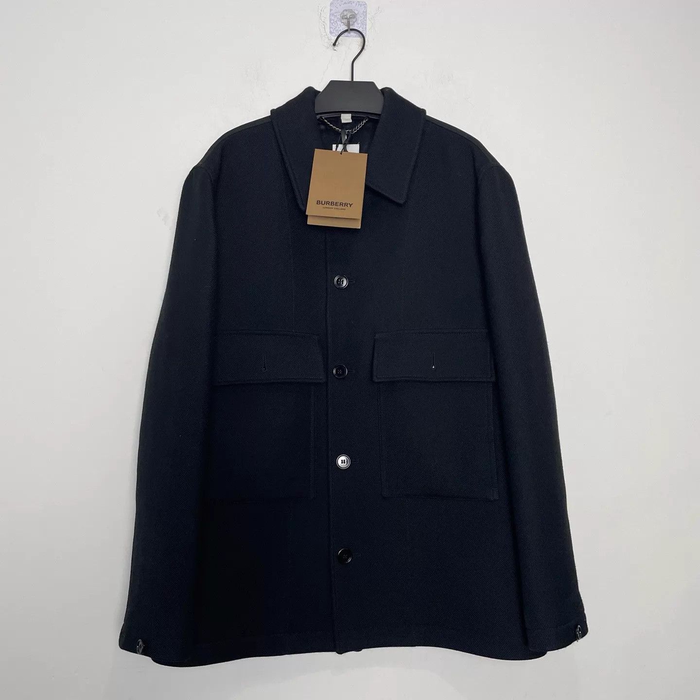 Burberry Burberry Wool & Silk Overcoat 48 (New) Size US M / EU 48-50 / 2 - 1 Thumbnail