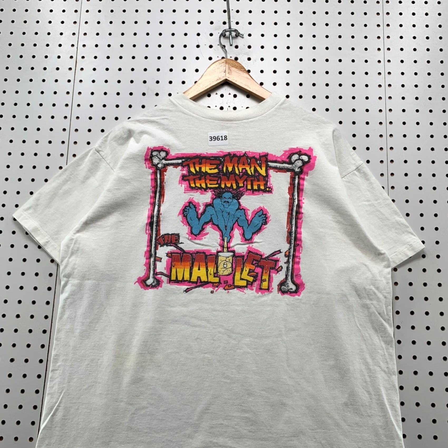 Vintage VINTAGE Gallagher Shirt Men XL White Comedy Myth Mallet USA RARE Single Stitch Shirt Size US XL / EU 56 / 4 - 4 Thumbnail
