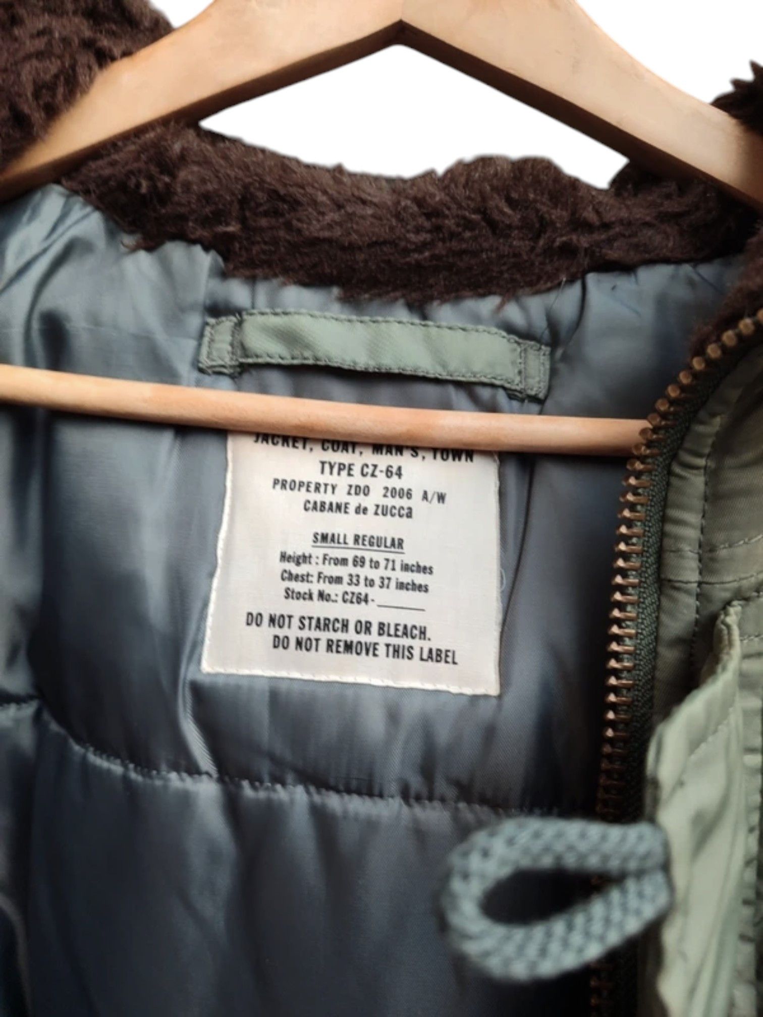 Zucca Cabane de Zucca Military Parka CZ-64 – 2006 A/W Size US S / EU 44-46 / 1 - 13 Thumbnail