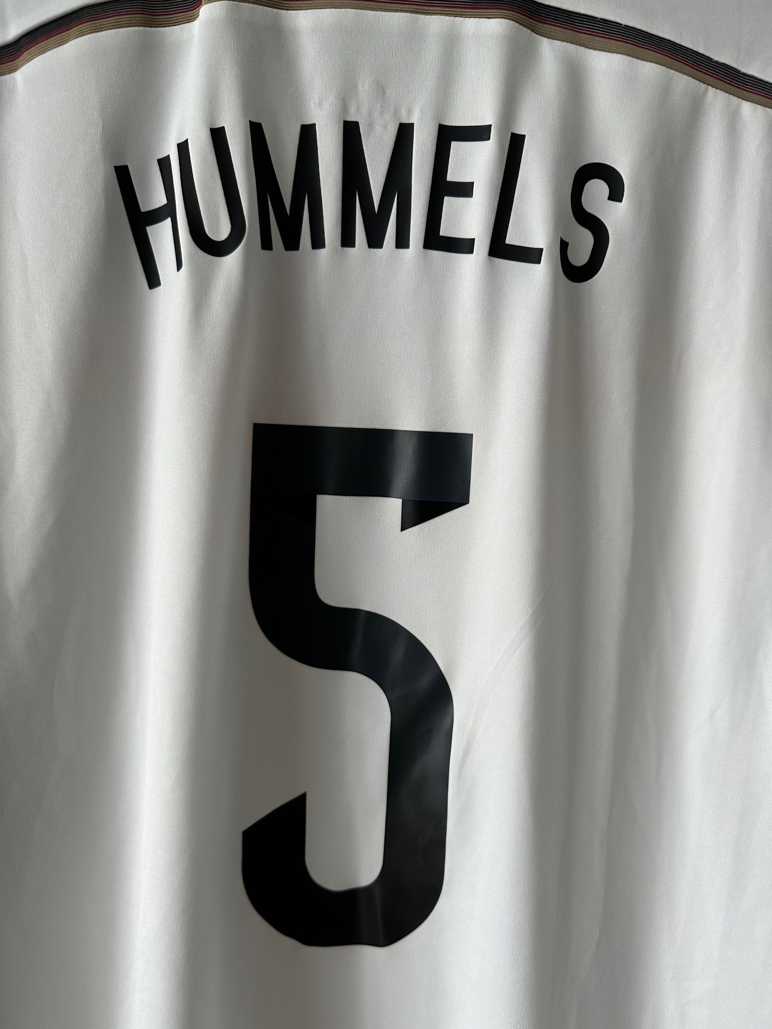 Vintage REPLICA 2014 Germany Deutschland #5 Hummels home jersey Size US XL / EU 56 / 4 - 10 Thumbnail