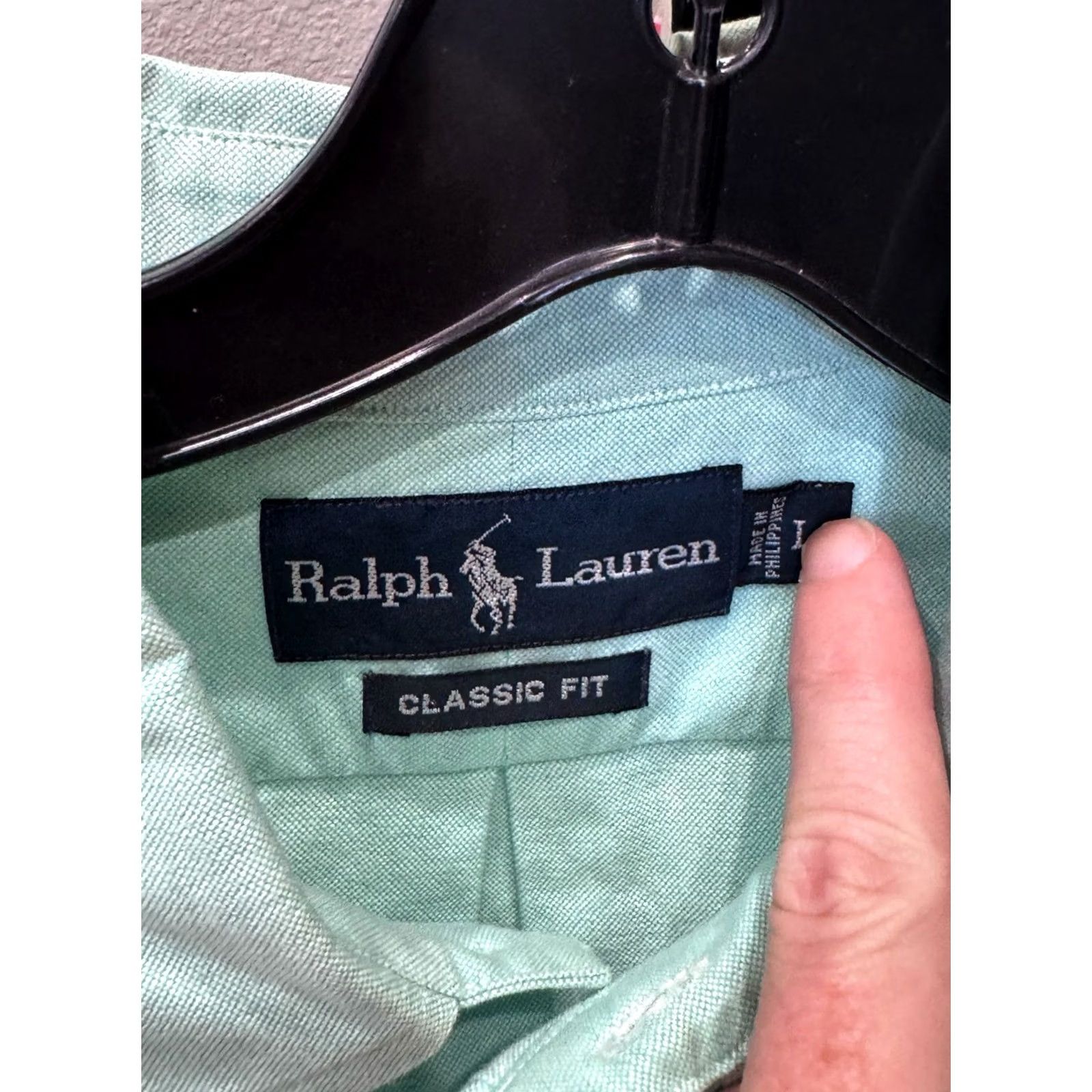 Polo Ralph Lauren Polo Ralph Lauren Sea Green Oxford Shirt LONG SLEEVE large L Multicolor Mens Shirts 1960s etc Size US L / EU 52-54 / 3 - 6 Thumbnail