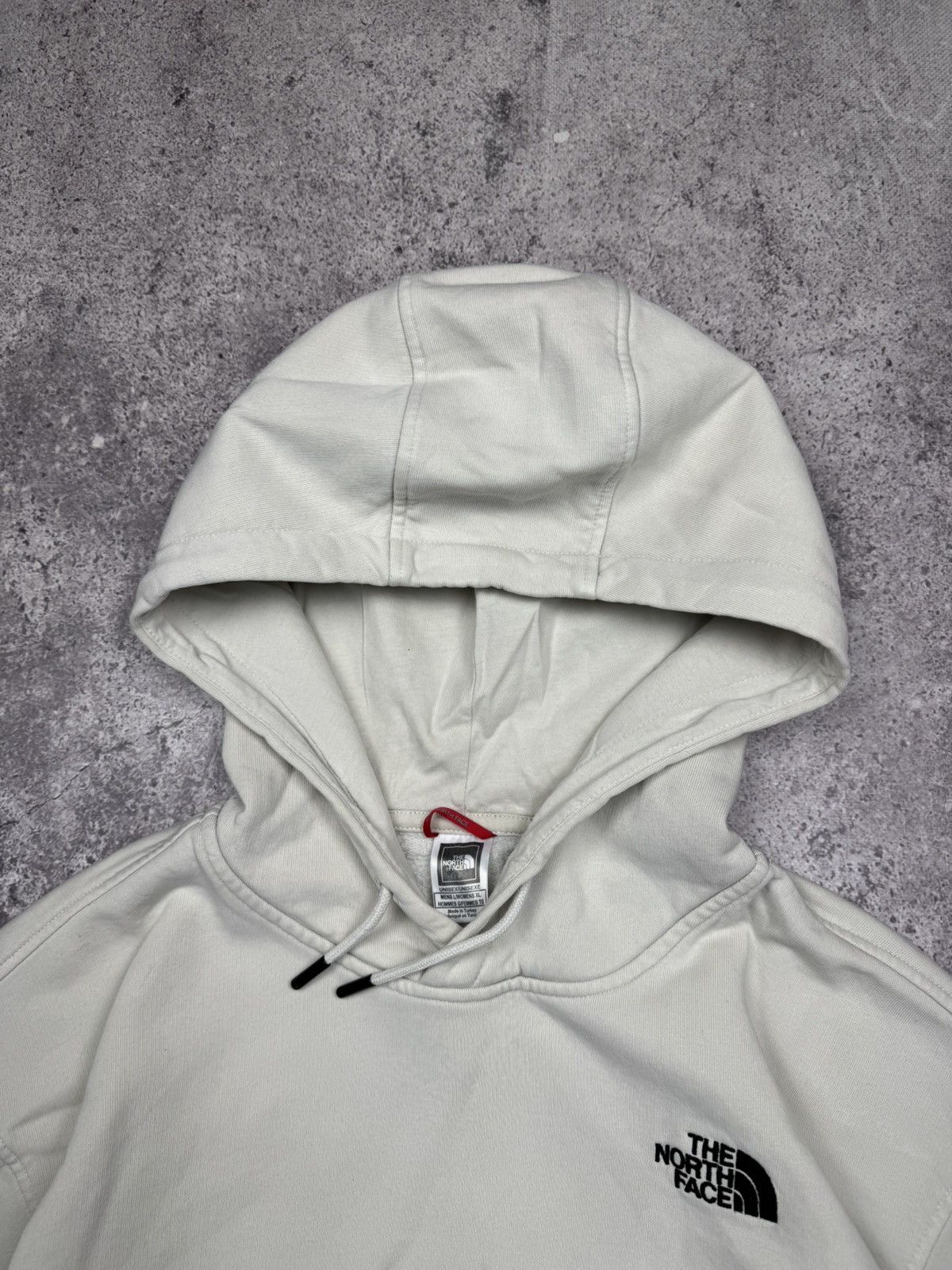 The North Face Vintage The North Face Hoodie Sweatshirt Large White Rare Size US L / EU 52-54 / 3 - 3 Thumbnail