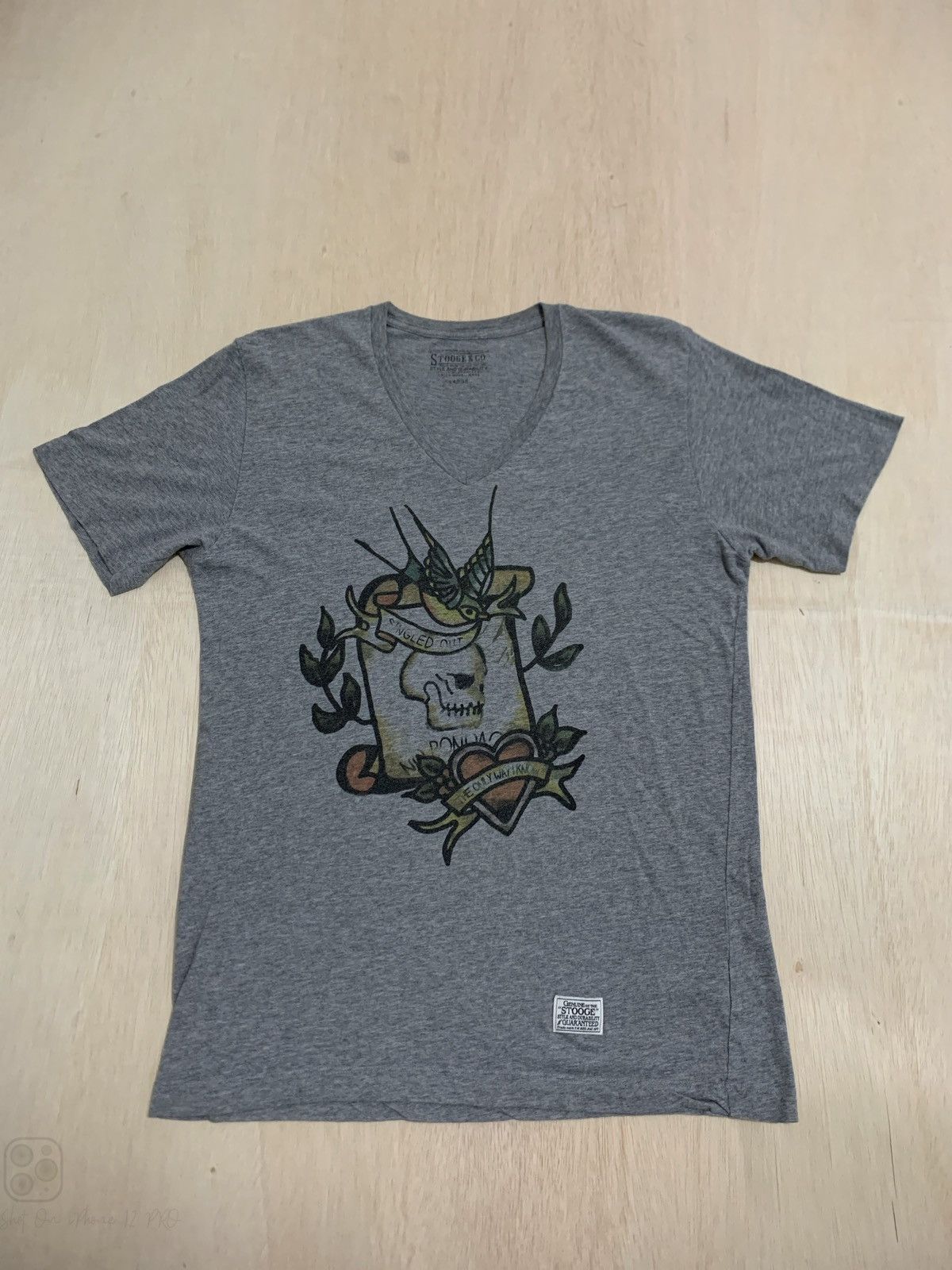 Hysteric Glamour × If Six Was Nine × Japanese Brand Stooge&Co Skull Poem Tshirt Size US M / EU 48-50 / 2 - 1 Thumbnail