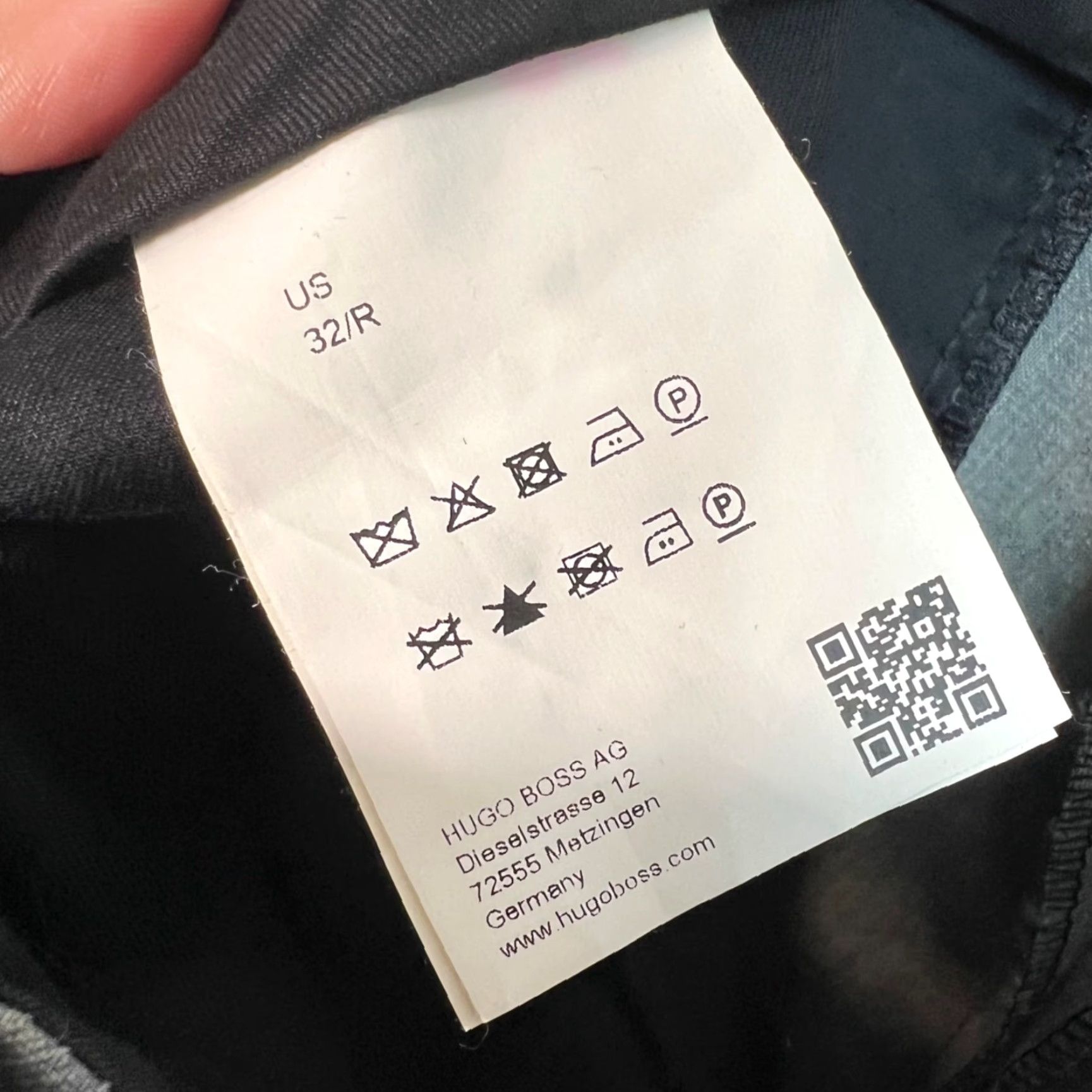 Vintage Hugo Boss Mens Dress Pants Gray Virgin Wool Tapered Leg 32 Inseam 31 Flat Front Zip Regular Mens Pants Size US 32 / EU 48 - 4 Thumbnail