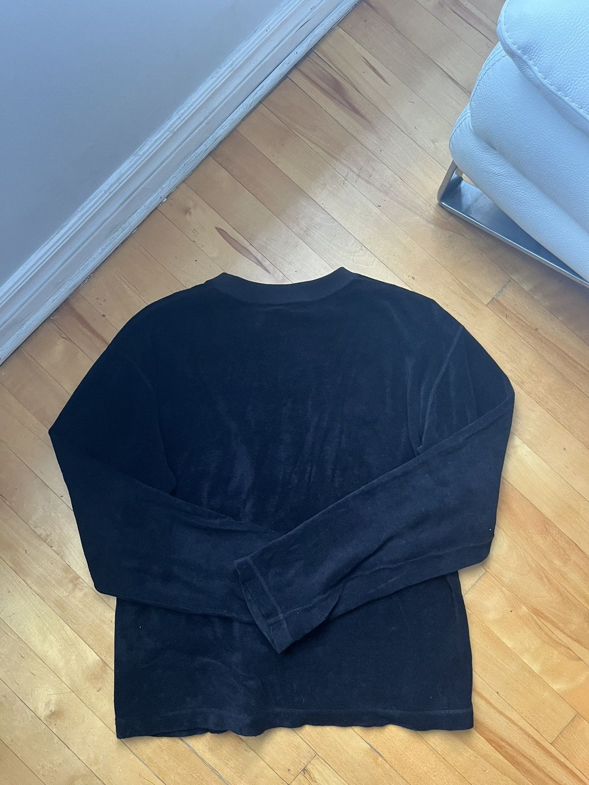 Junya Watanabe Junya Watanabe AW2002 Velour Sweatshirt *VERY RARE* Size US S / EU 44-46 / 1 - 2 Thumbnail
