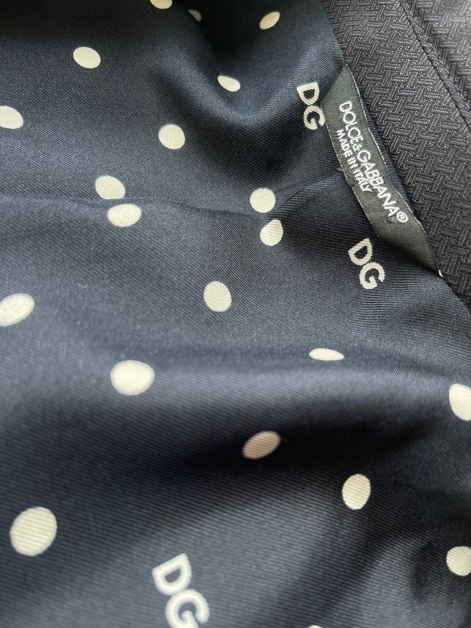 Dolce & Gabbana Dolce & Gabbana Napoli Blazer Polka Dot Lining Made in Italy Size 54L - 3 Thumbnail