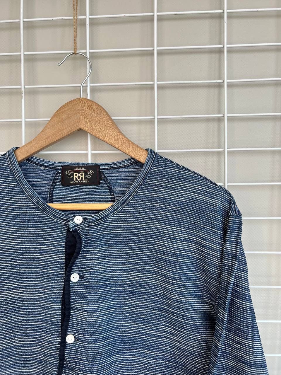 RRL Ralph Lauren RRL Ralph Lauren Henley Long Sleeve Mens Size L/XL Pullover Size US L / EU 52-54 / 3 - 6 Thumbnail