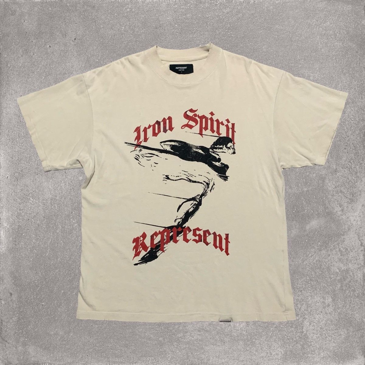 Represent Clo. Represent Small Iron Spirit Vintage White Tee Size US S / EU 44-46 / 1 - 1 Thumbnail