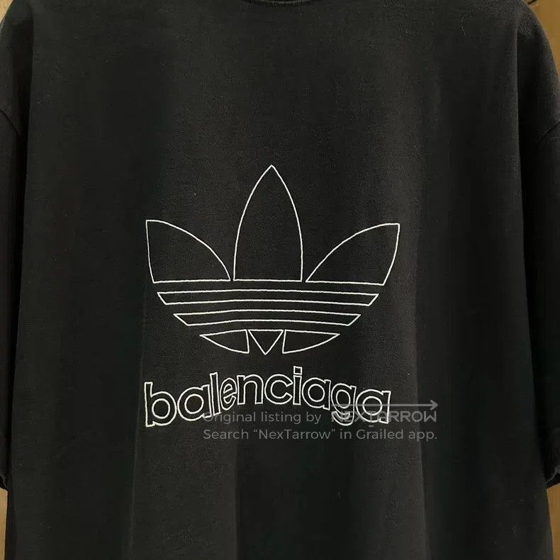 Balenciaga Balenciaga Black Logo Letter Short Sleeve T-Shirt Size US M / EU 48-50 / 2 - 3 Thumbnail