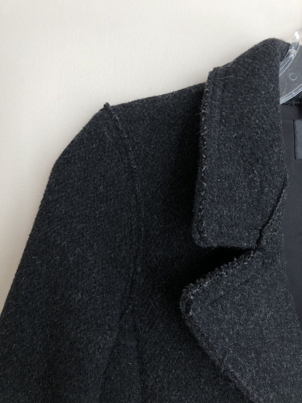 CABANE de ZUCCa × Issey Miyake × Zucca Zucca Vintage Distressed Raw Hem Coat Size S / US 4 / IT 40 - 5 Thumbnail